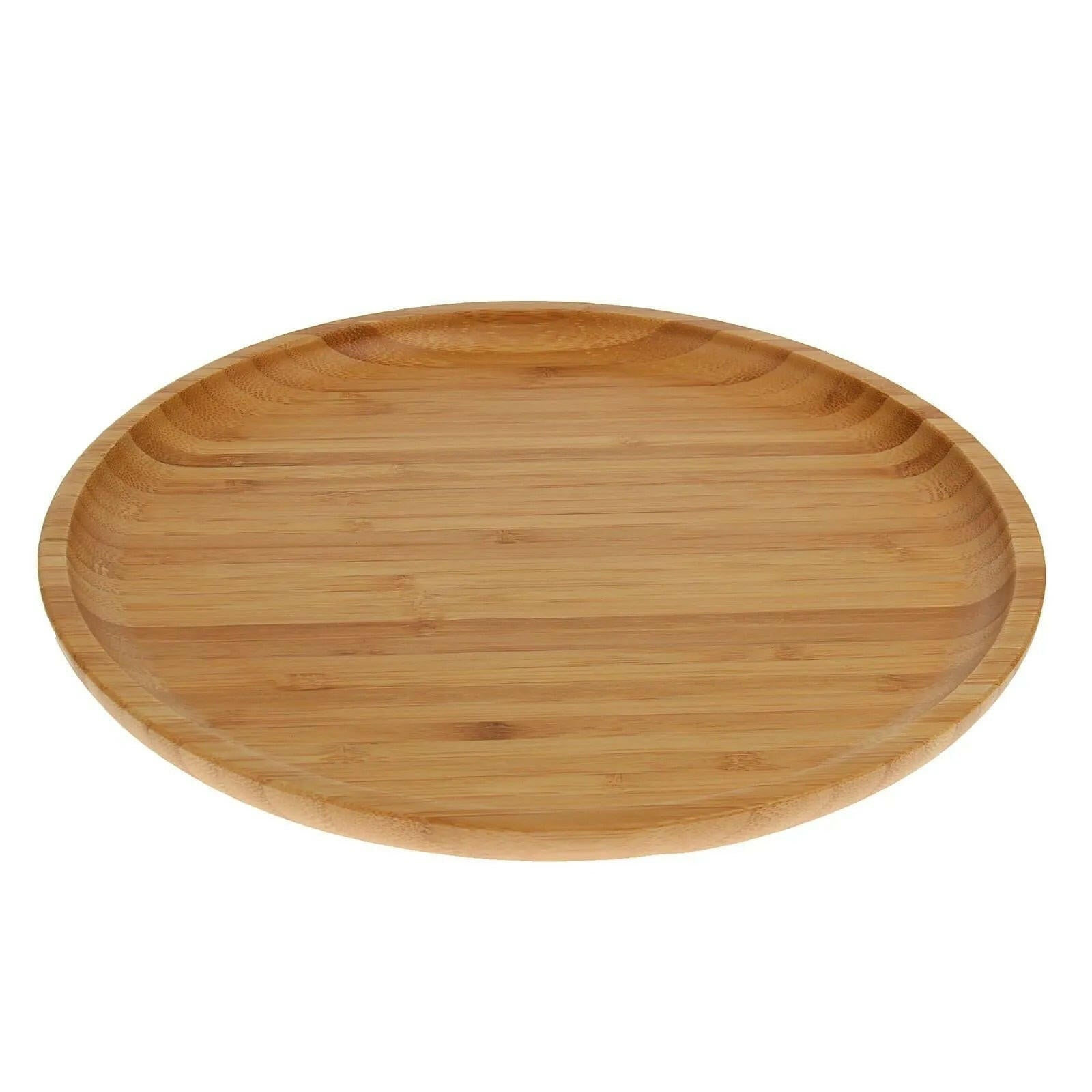 Bamboo Round Plate 11" For pizza / Barbecue / Steak.