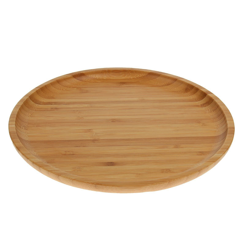 Bamboo Round Plate 11" For pizza / Barbecue / Steak