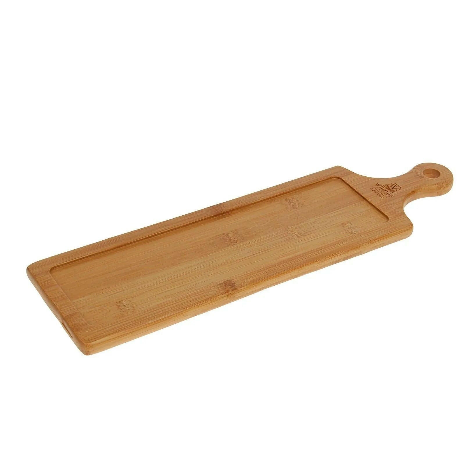 Bamboo Tray 15.5"x 4.5" For Appetizers / Barbecue.