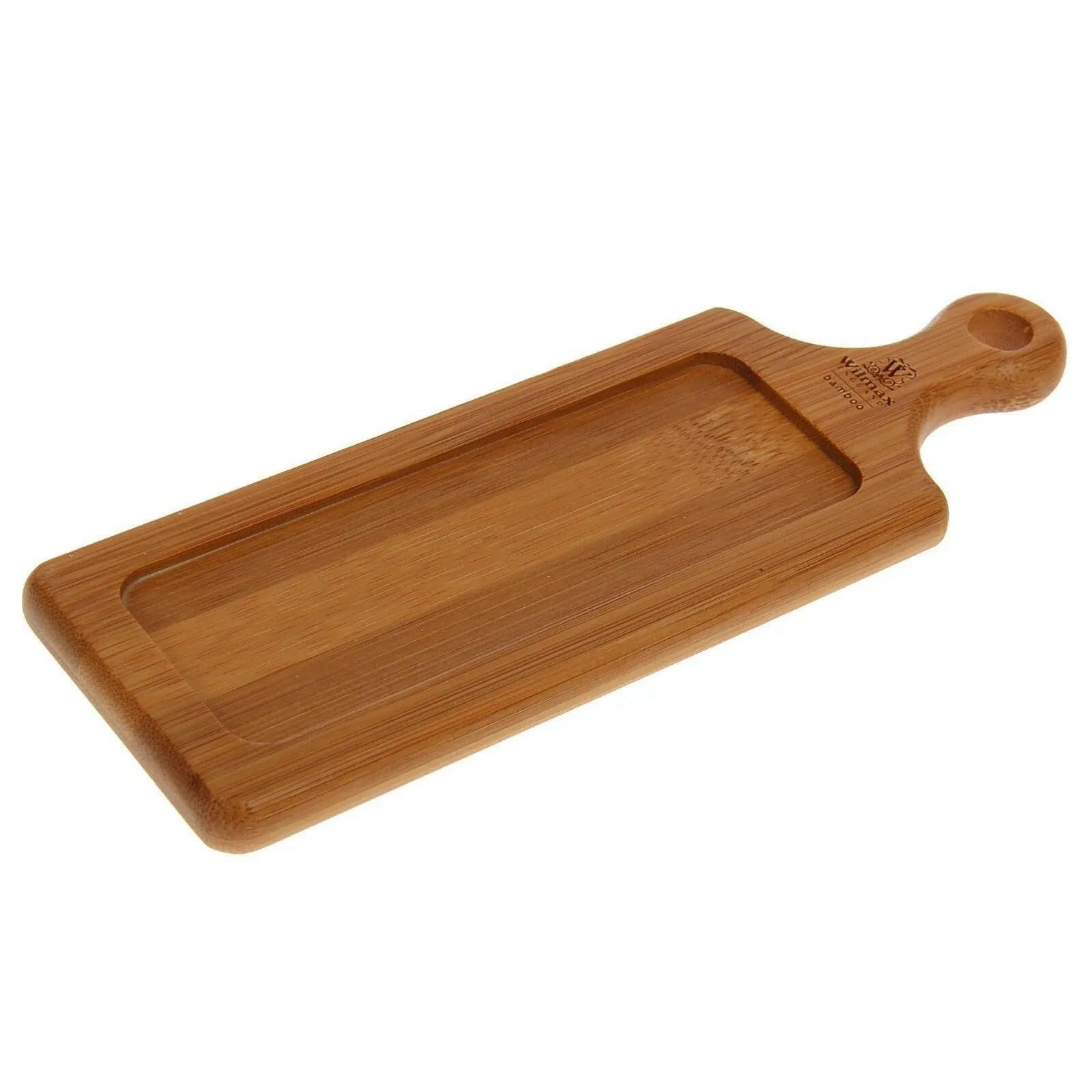 Bamboo Tray 8" x  2.75" For Appetizers / Barbecue.