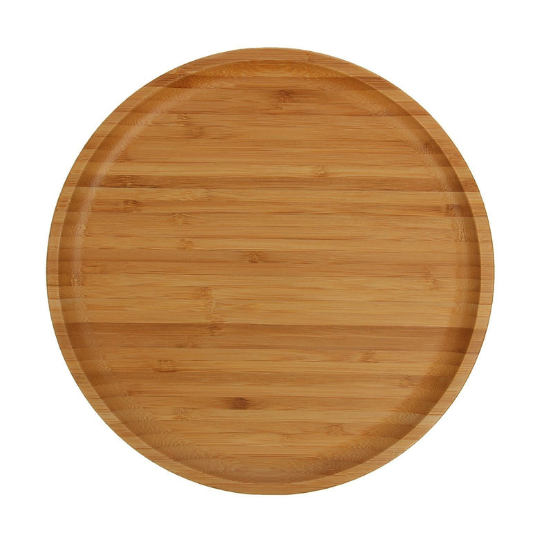 Bamboo Round Plate 11" For pizza / Barbecue / Steak