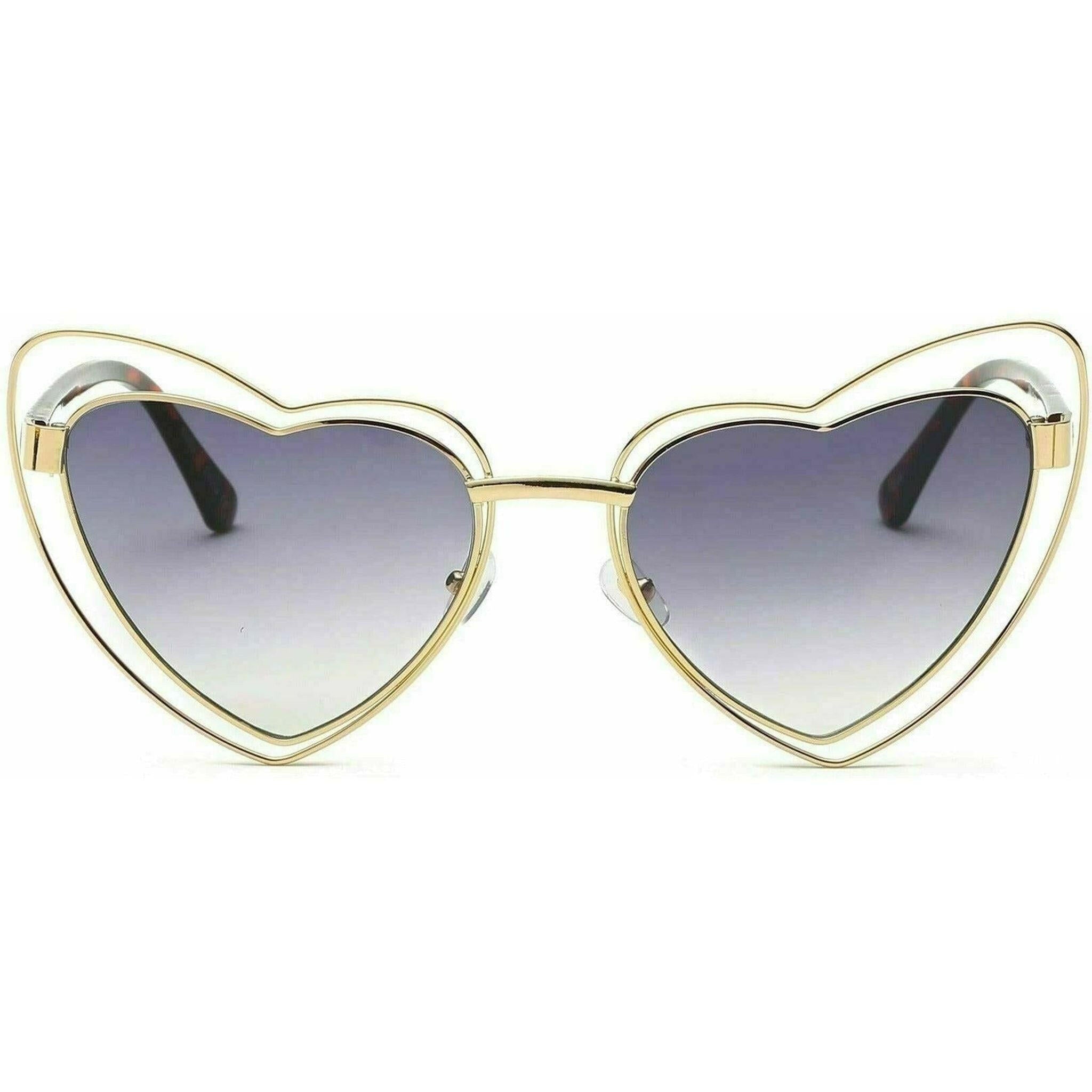 Brielle Heart Shape Fashion Sunglasses.