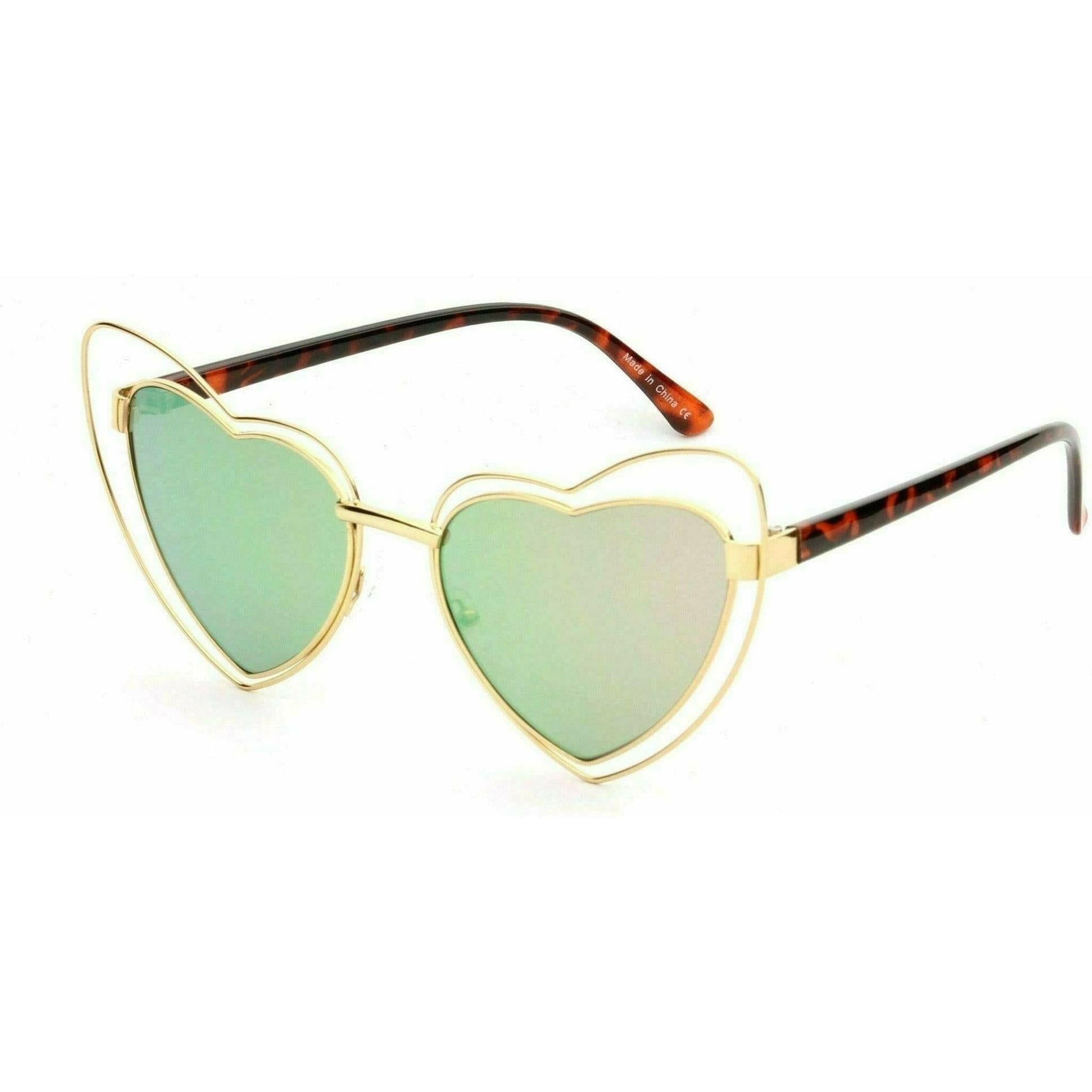 Brielle Heart Shape Fashion Sunglasses.