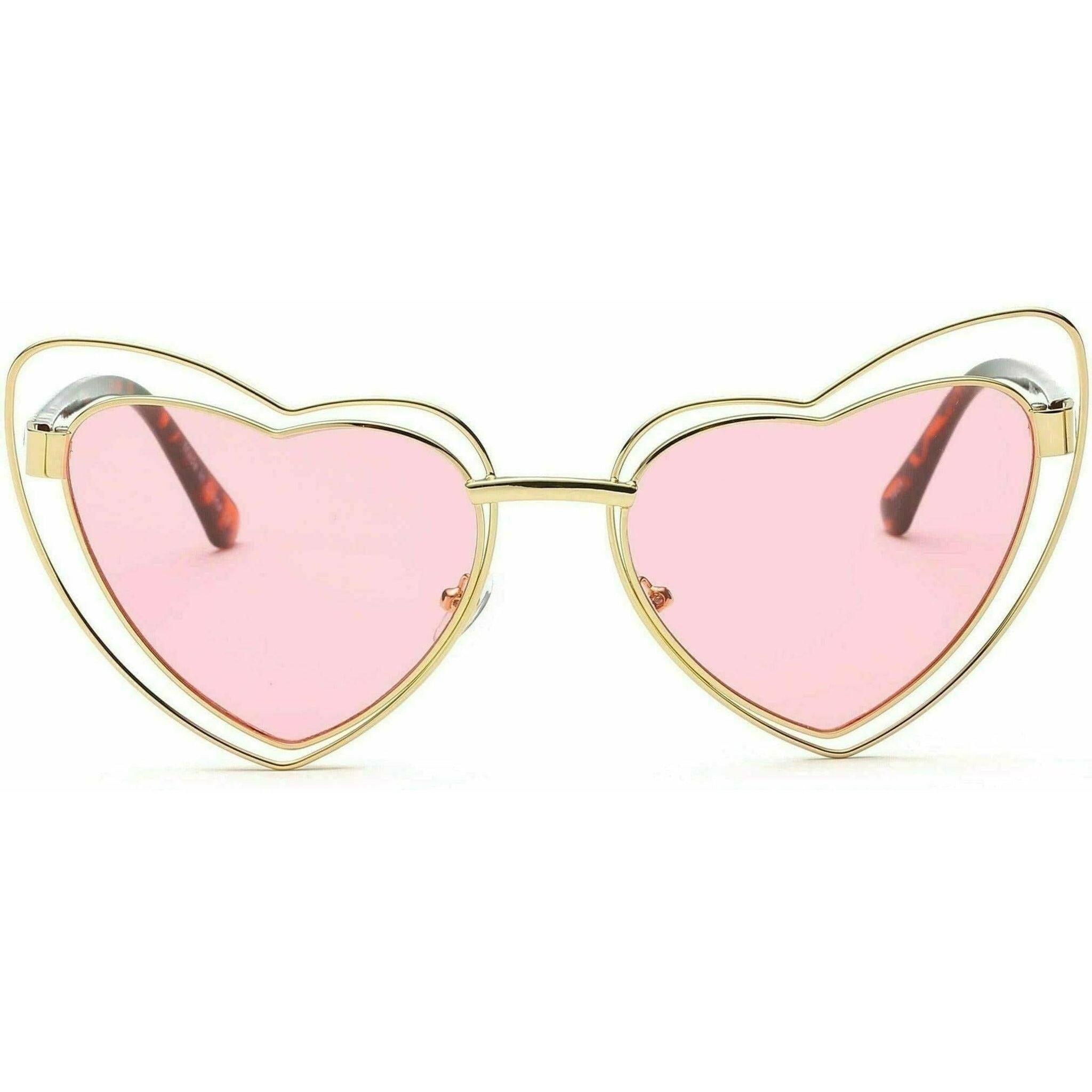 Brielle Heart Shape Fashion Sunglasses.