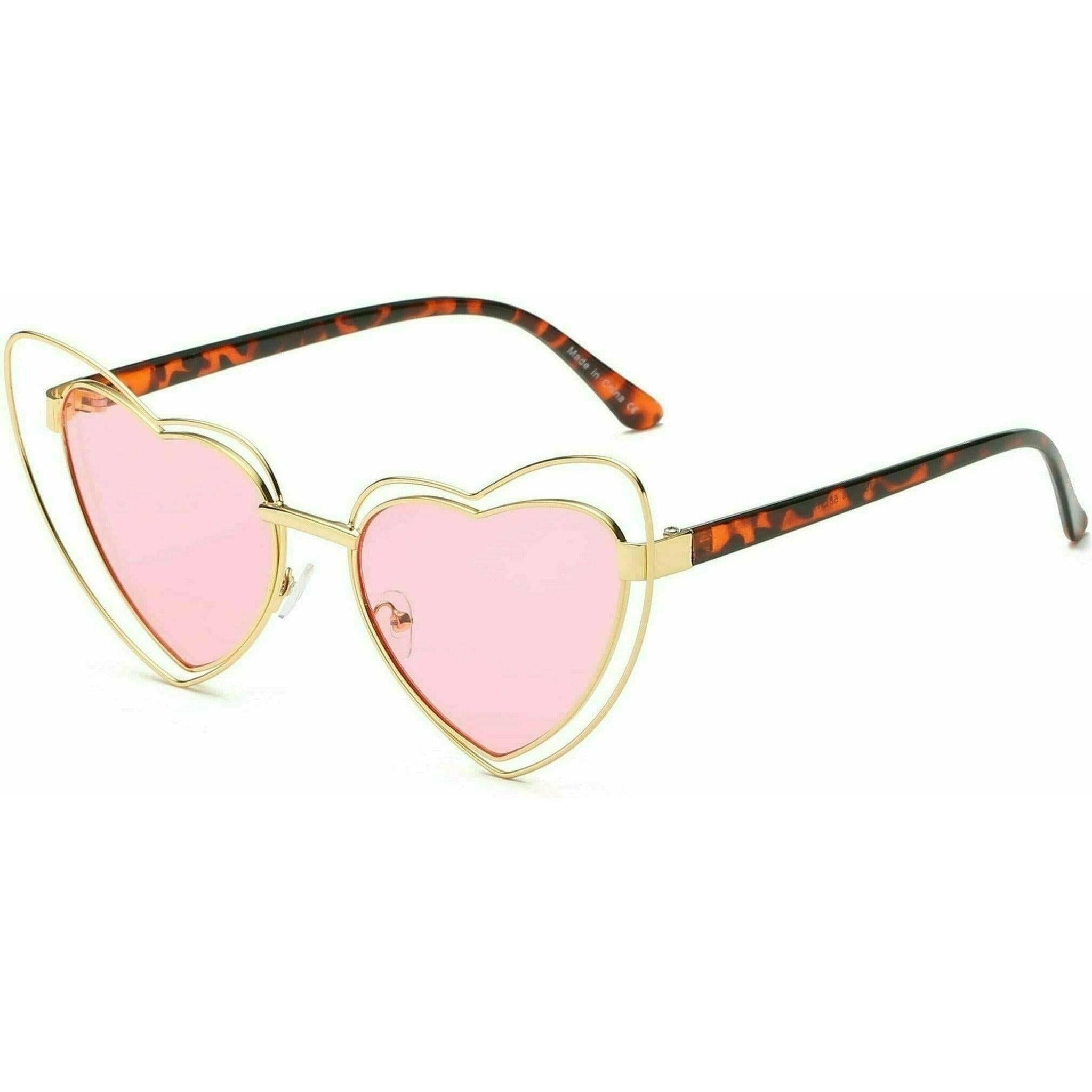 Brielle Heart Shape Fashion Sunglasses.