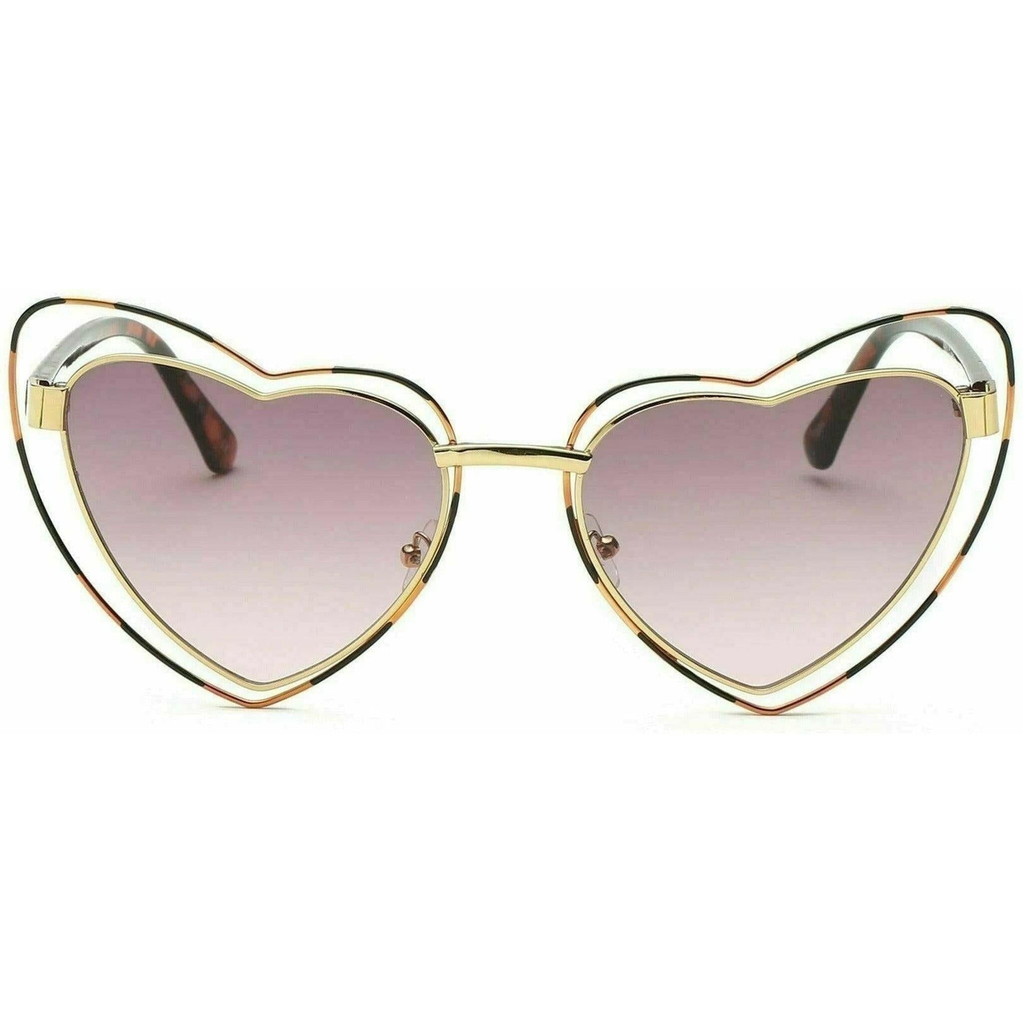 Brielle Heart Shape Fashion Sunglasses.