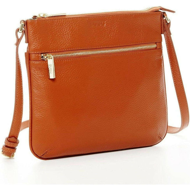 Brown Leather Crossbody Bag