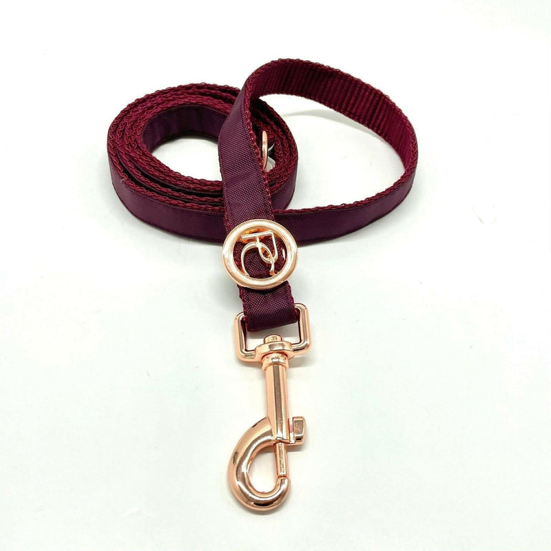 Burgundy Rain Matching Leash