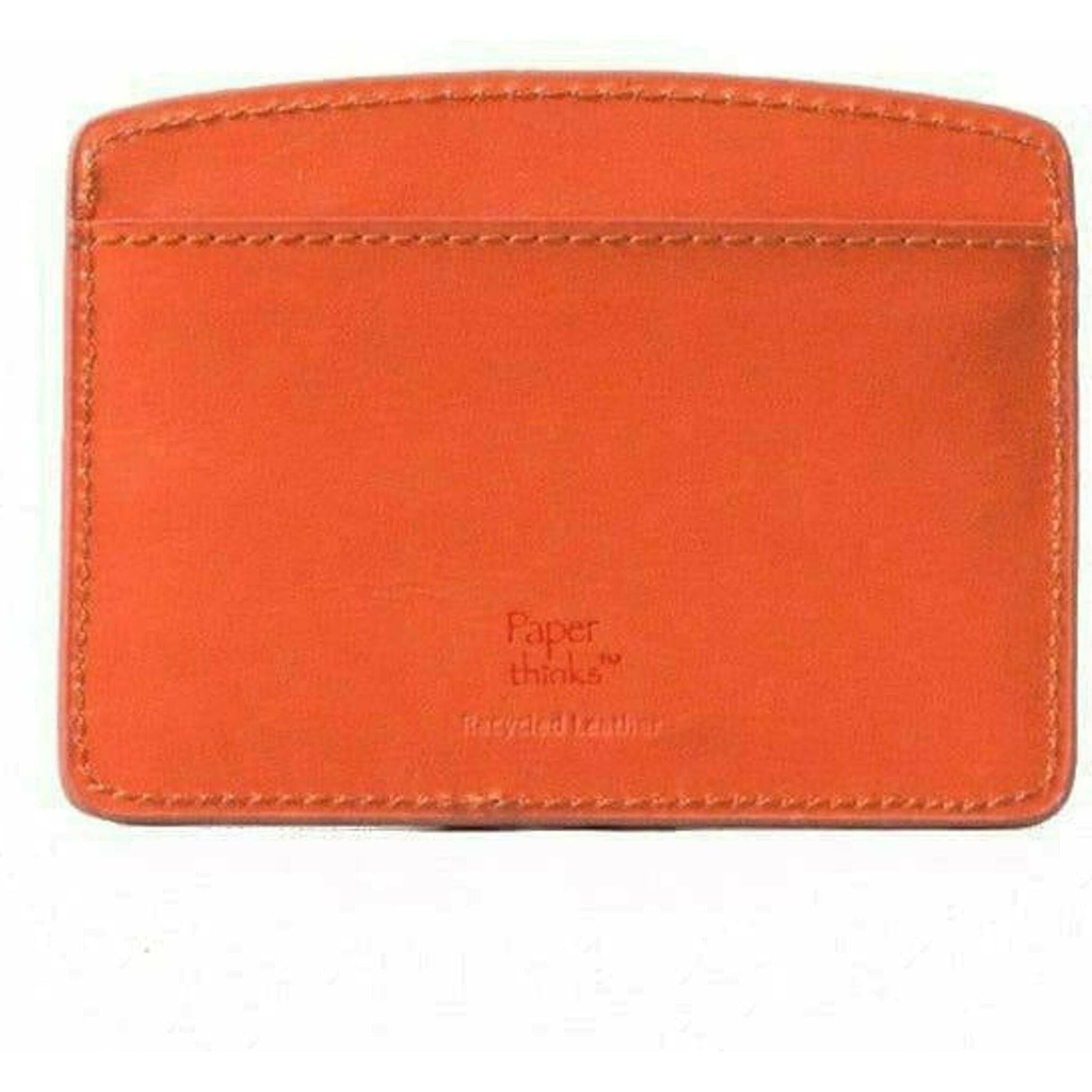 Card Case Tangerine Orange.