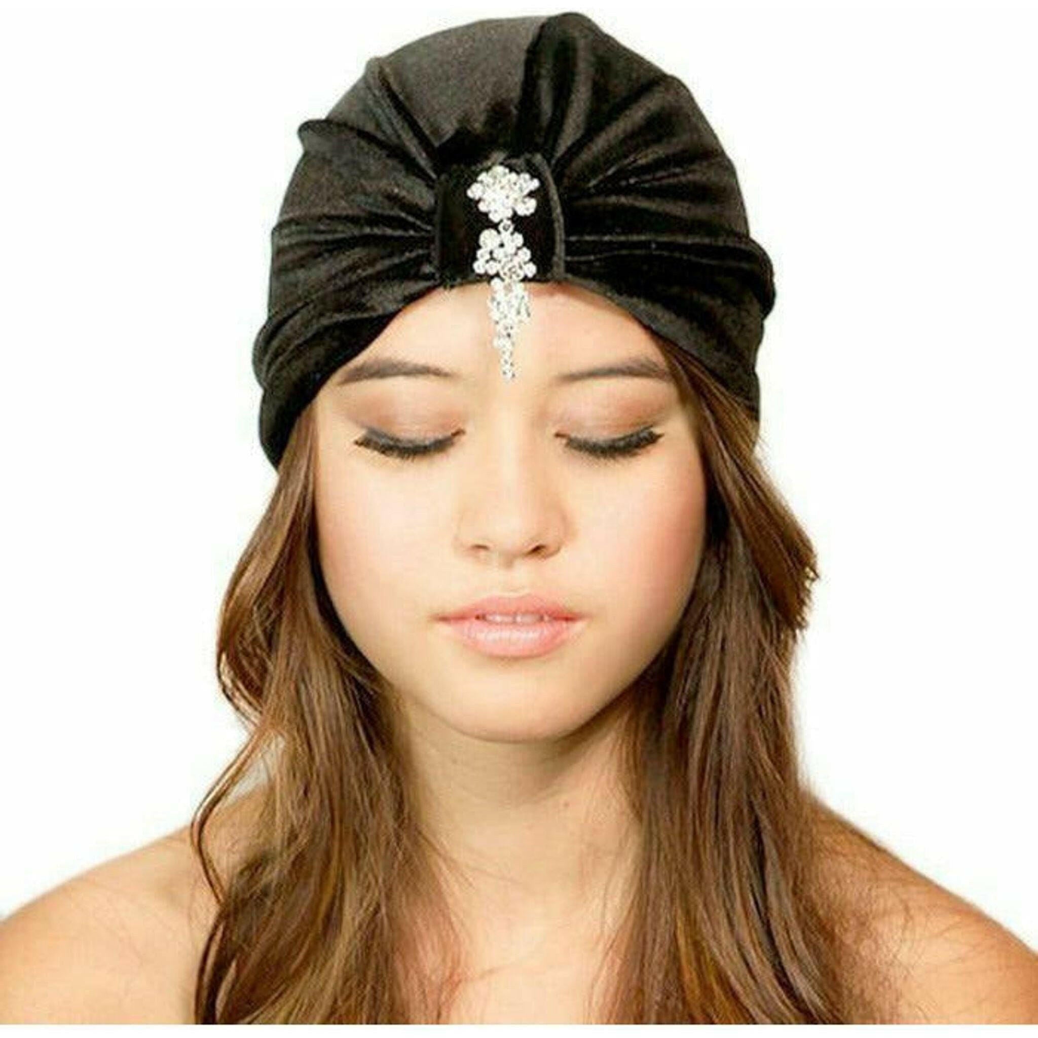 Cascading Crystals Turban.