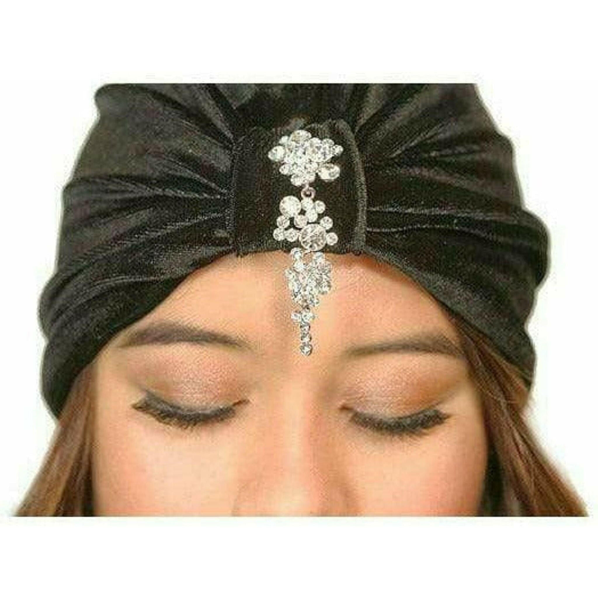 Cascading Crystals Turban.