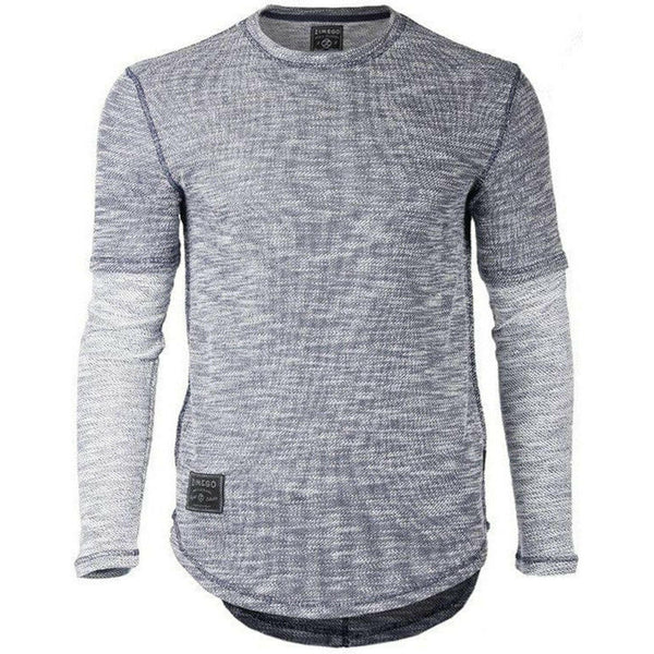 Men's Casual Knitted Long Sleeve T-Shirt