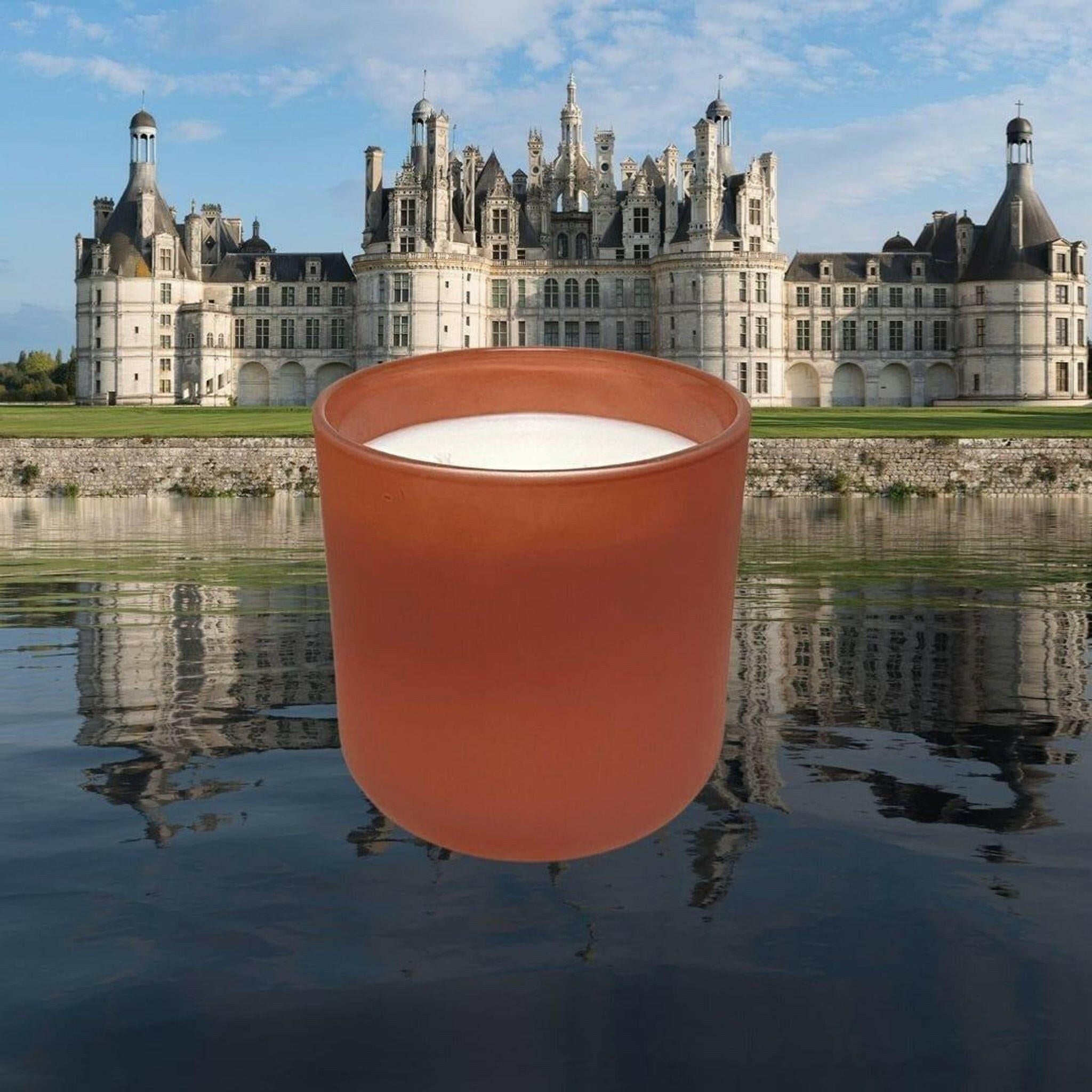 Chateaux Rose Musk Scented Candle.