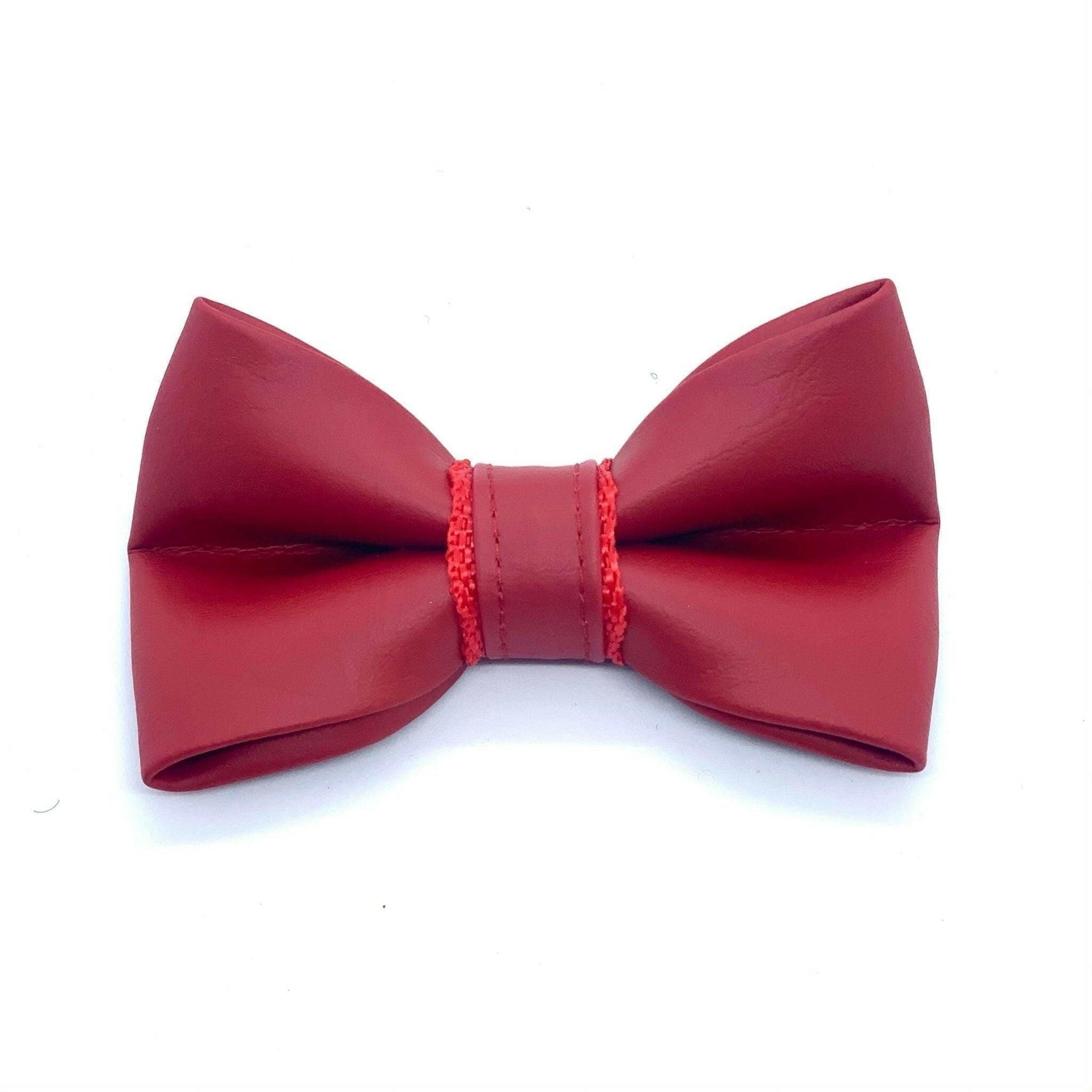 Cherry Red Bow Tie.