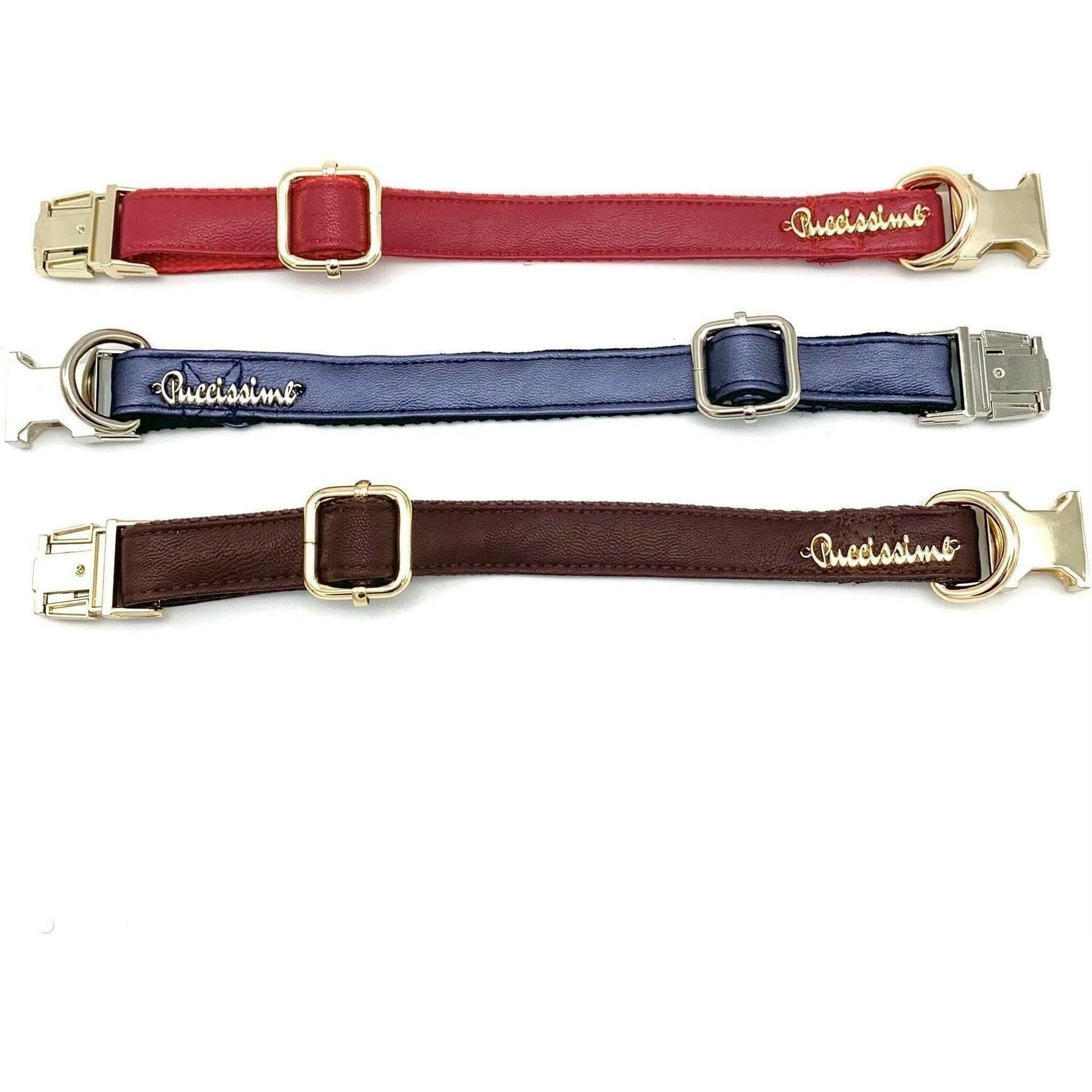 Cherry Red Leather Leash.