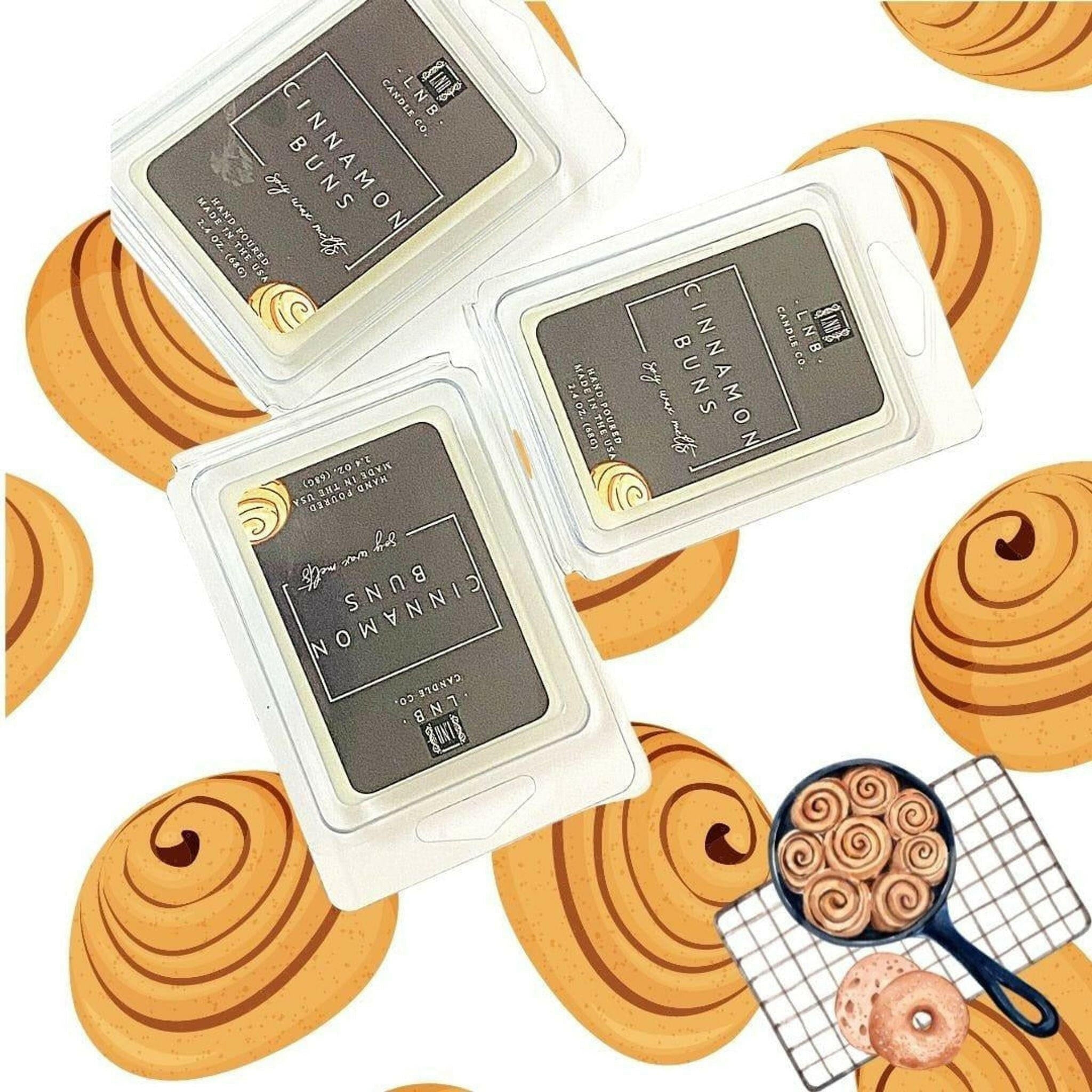 Cinnamon Bun Wax Melts.