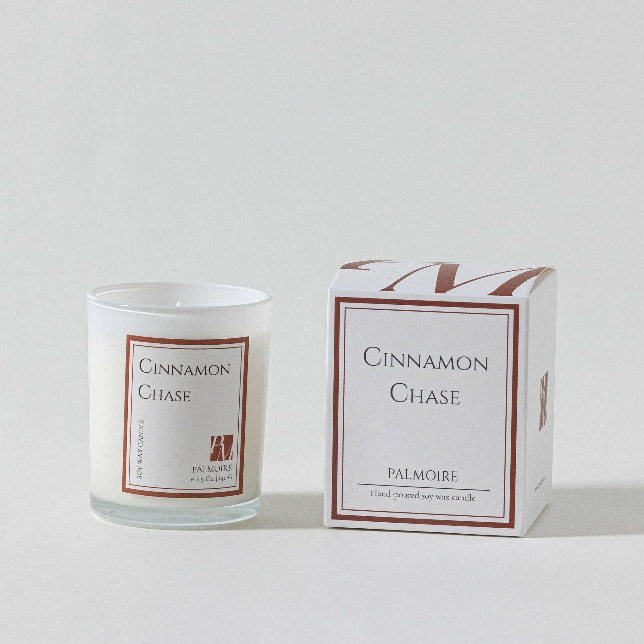 Cinnamon Chase Soy Wax Candle.