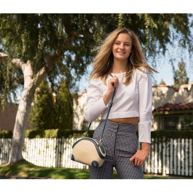 Coco Ivory Leather Crossbody Bag