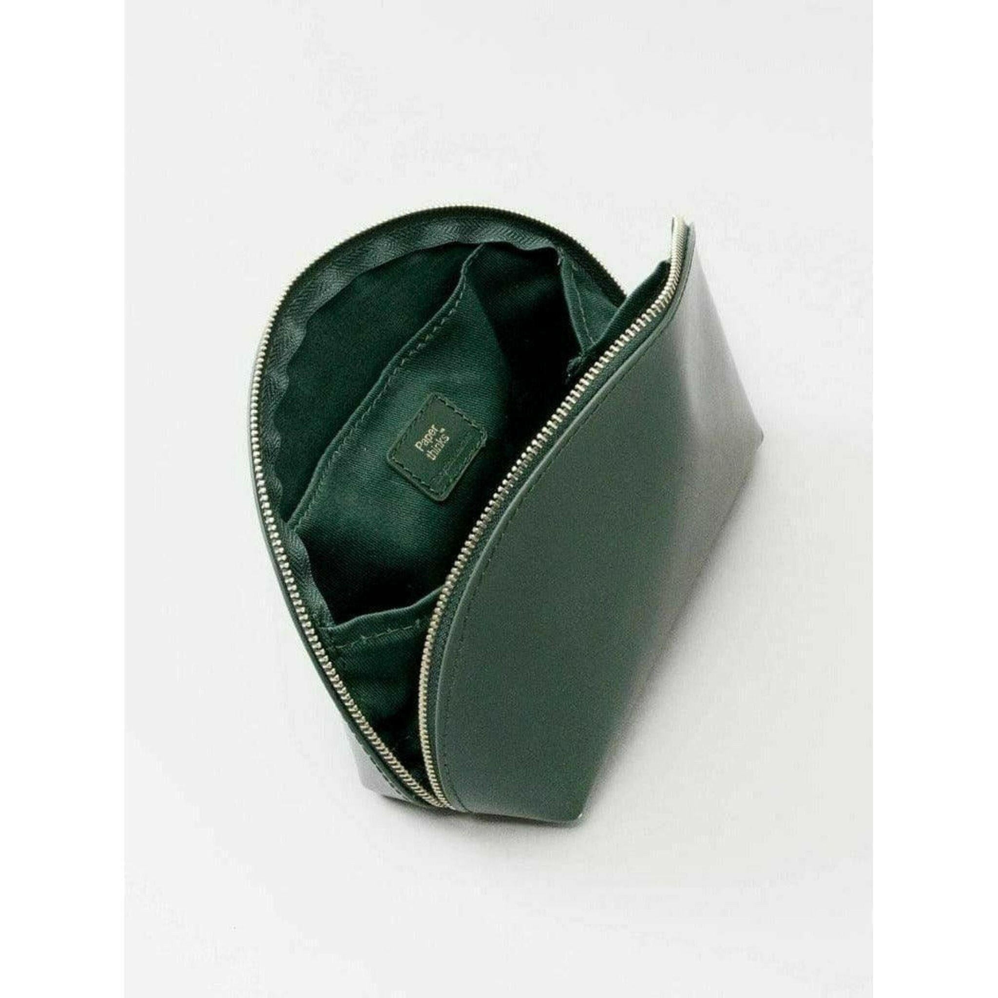 Cosmetic Pouch Deep Olive.