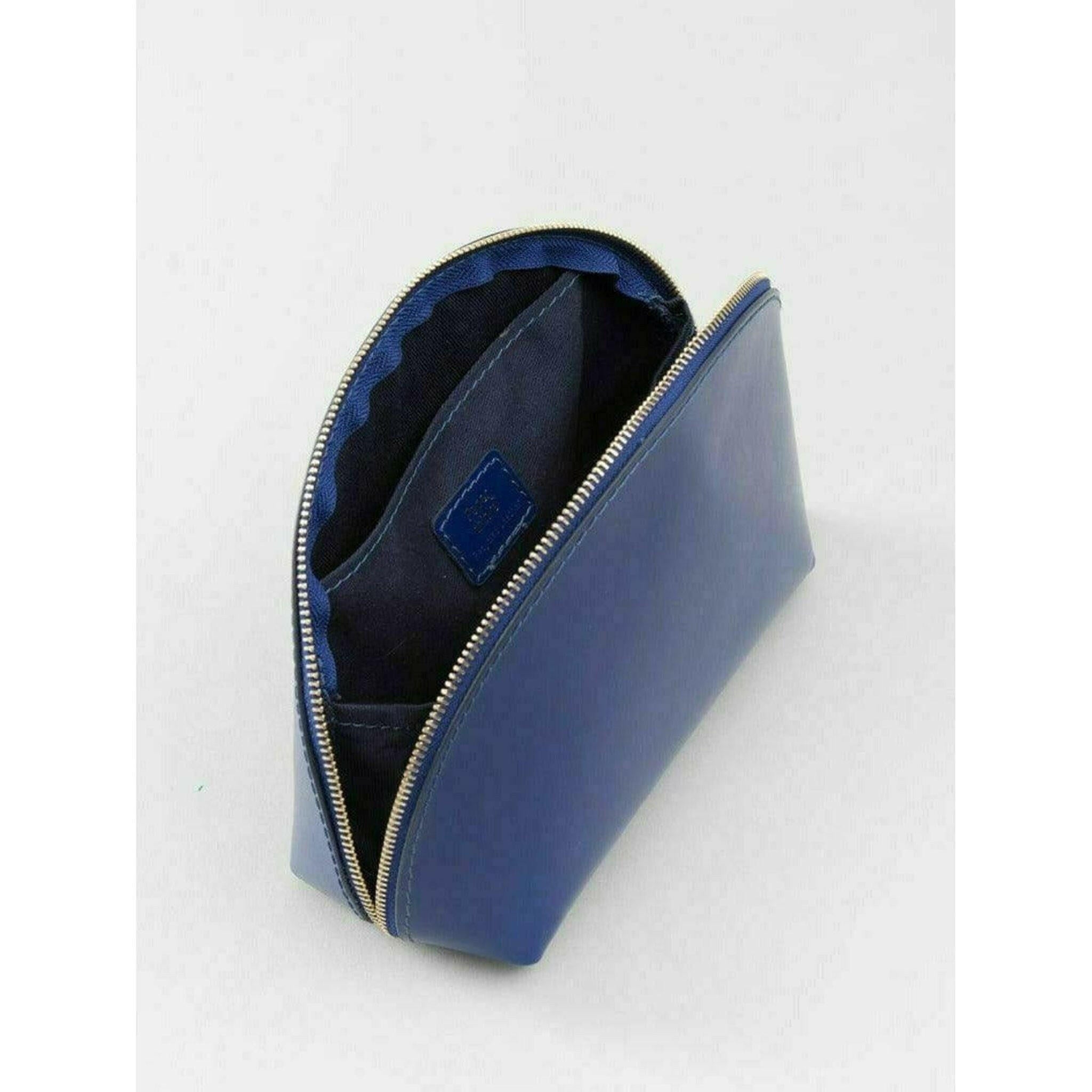 Cosmetic Pouch Navy Blue.