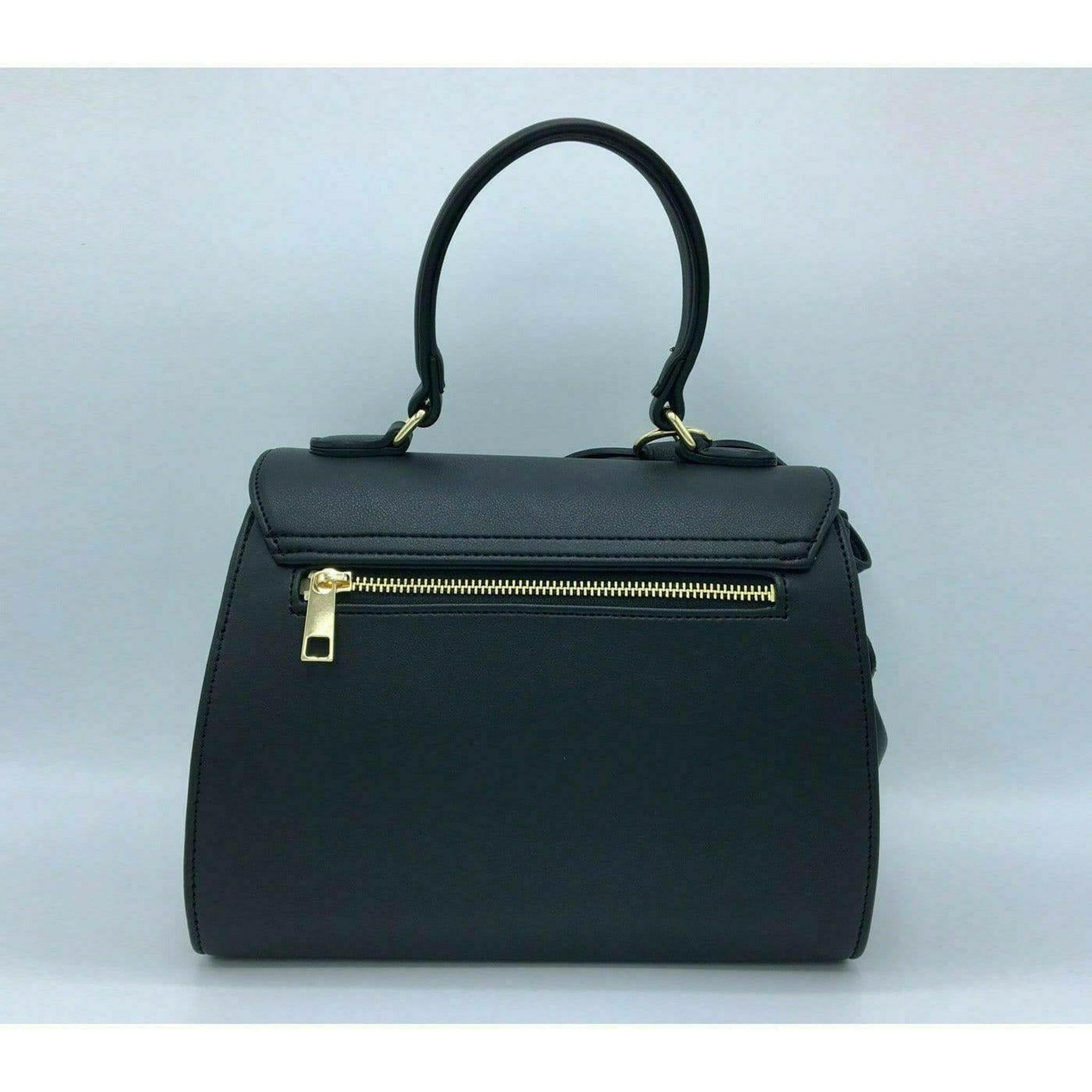 Cottontail - Black Vegan Leather Bag.