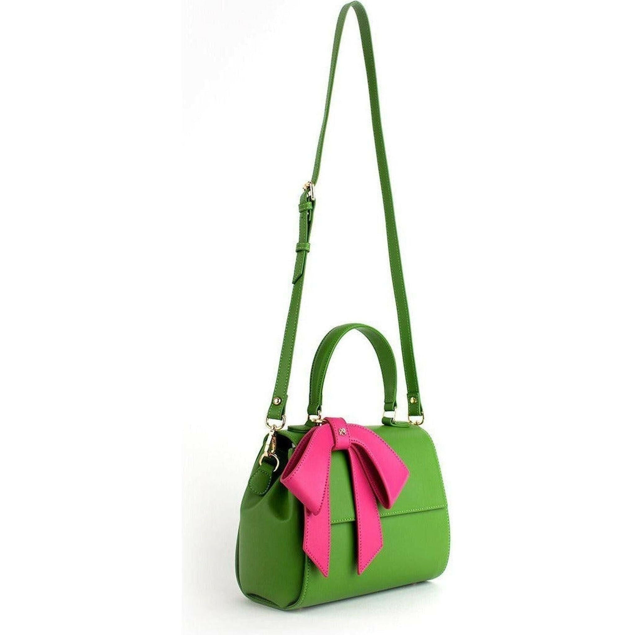 Cottontail - Neon Green Vegan Leather Bag.