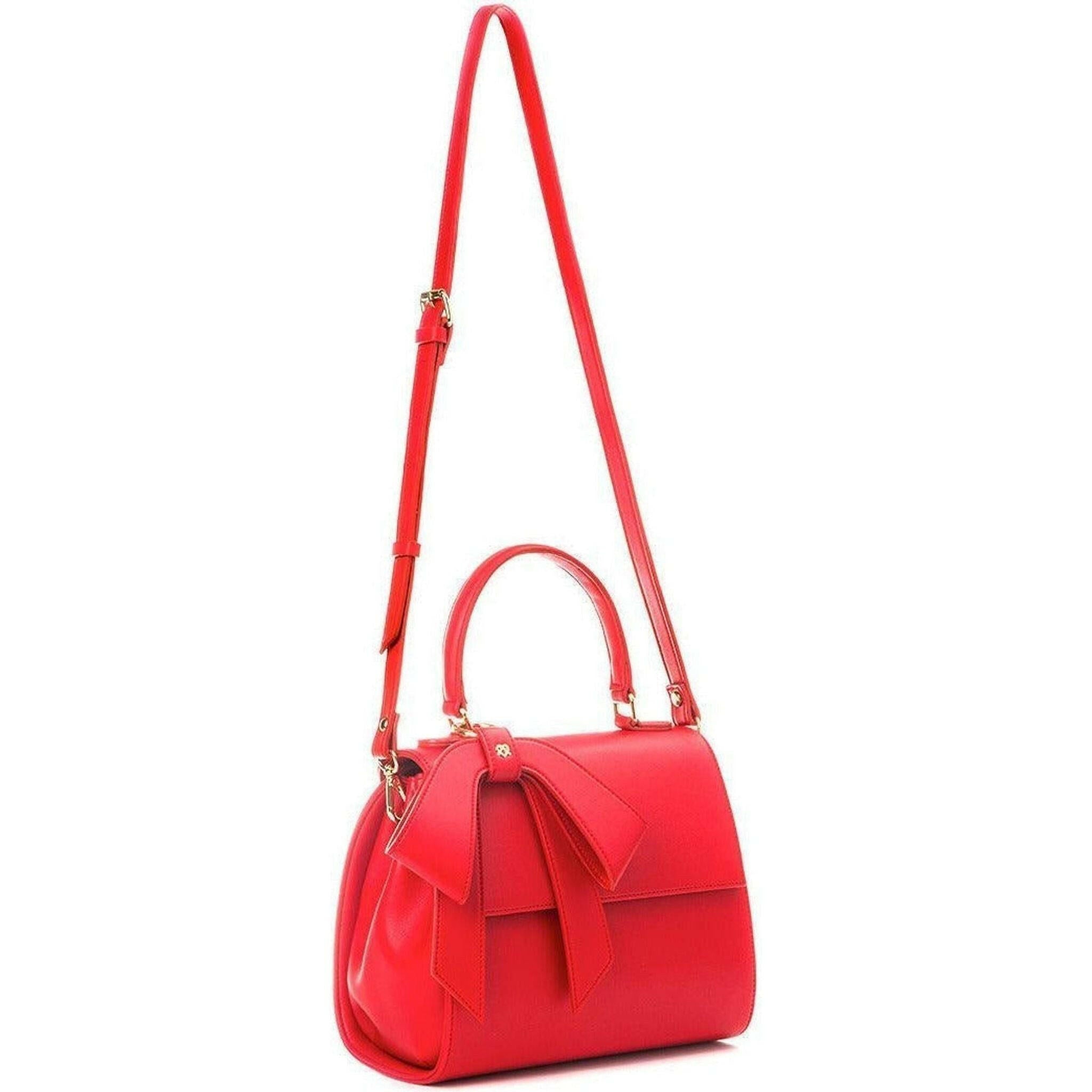 Cottontail - Red Vegan Leather Bag.