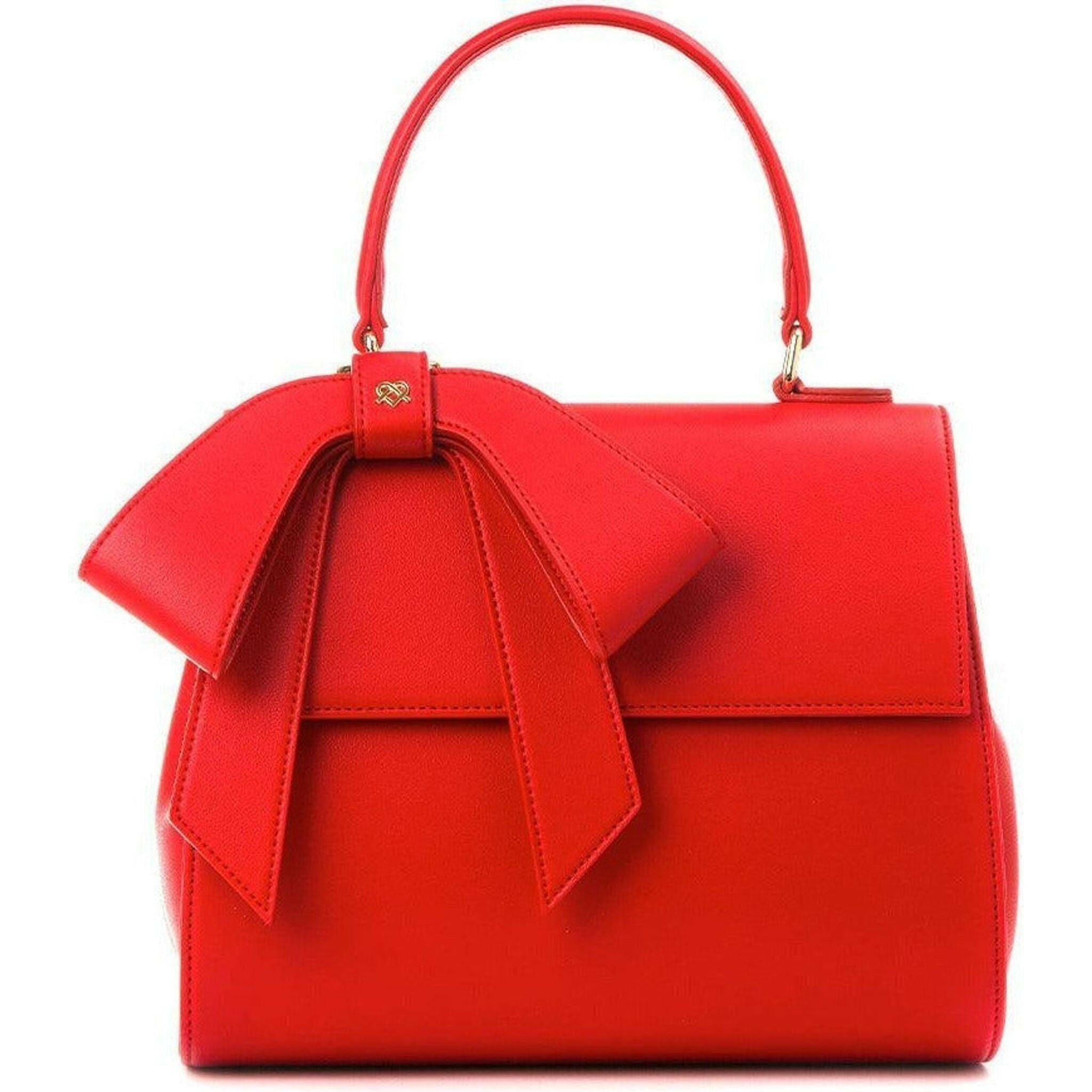 Cottontail - Red Vegan Leather Bag.