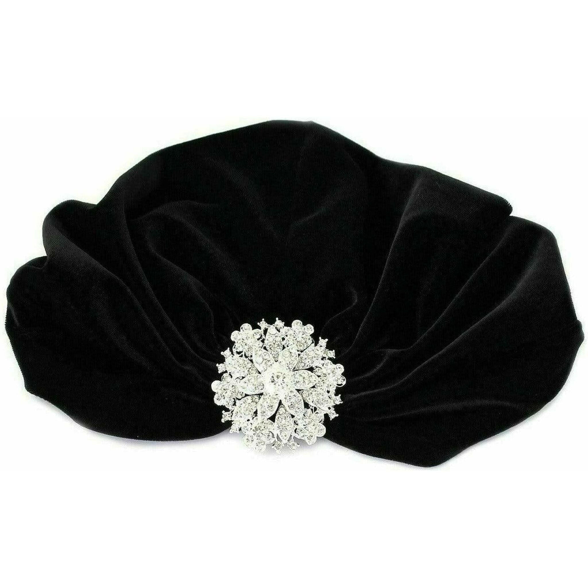 Crystal Floral Flapper Turban.