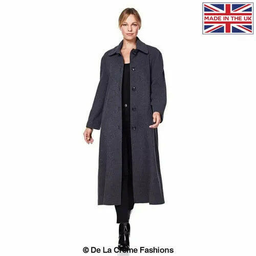 Curve Wool & Cashmere Blend Plus Size Long Coat