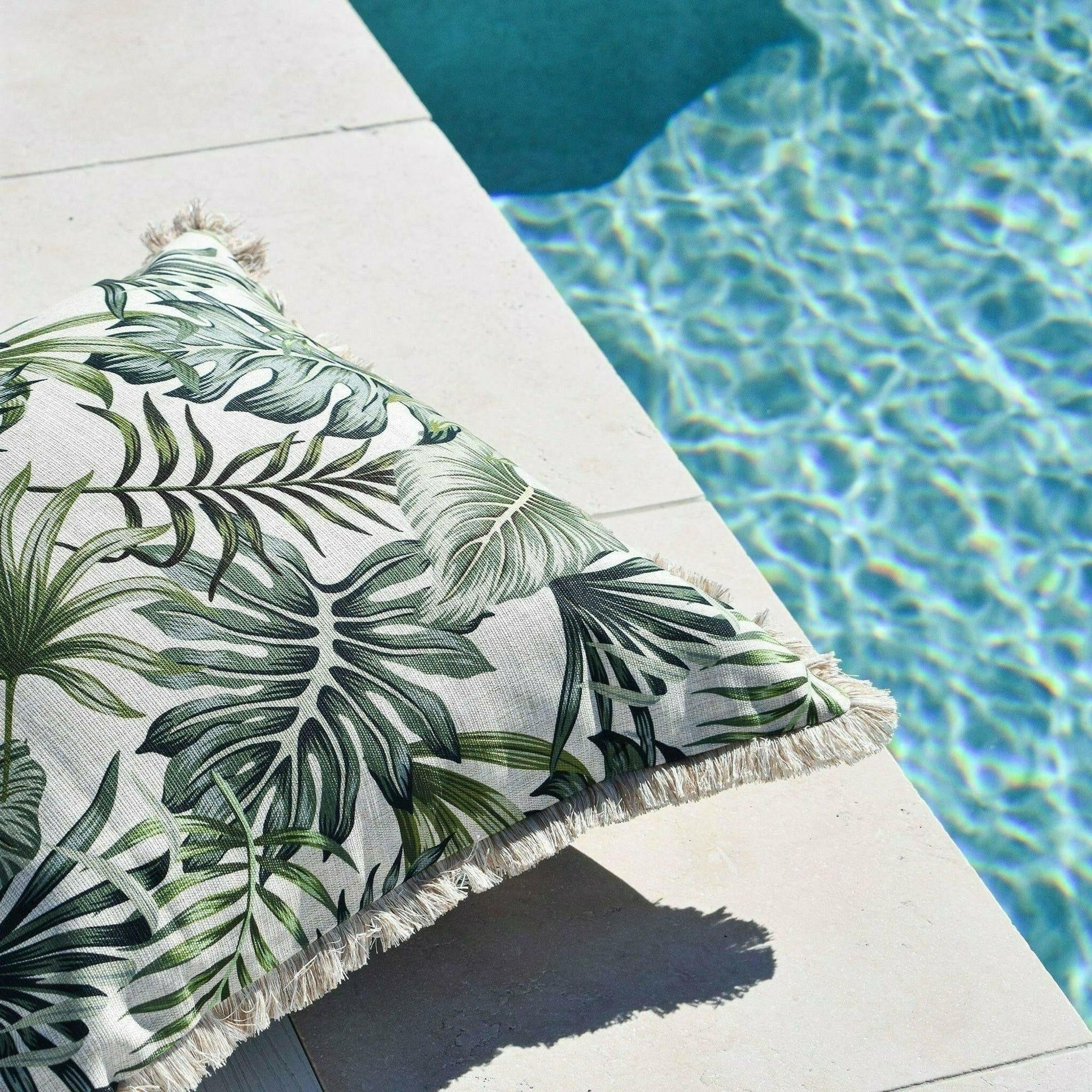 Cushion Cover-Coastal Fringe-Boracay-45cm x 45cm.