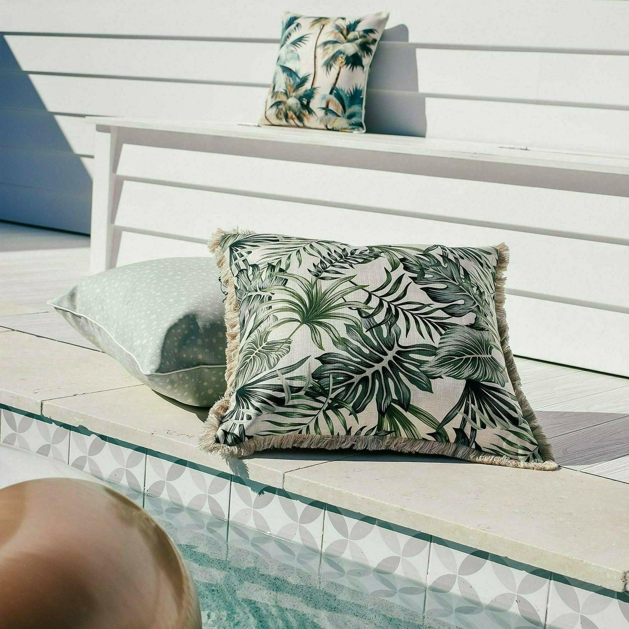 Cushion Cover-Coastal Fringe-Boracay-60cm x 60cm.