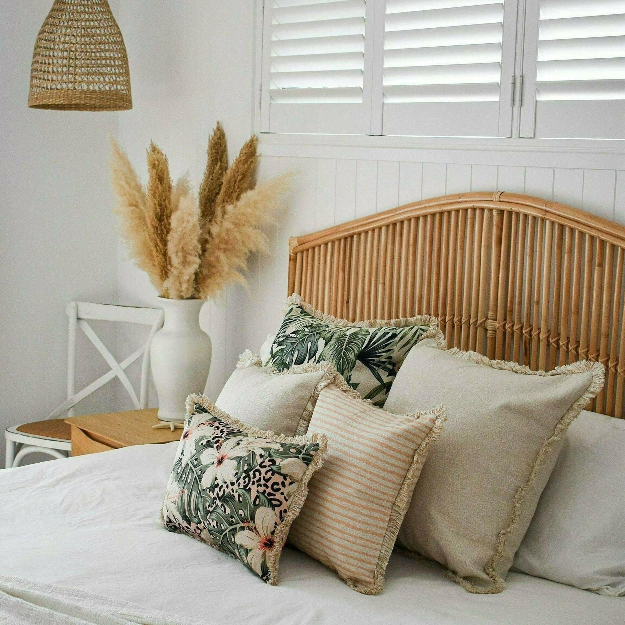 Cushion Cover-Coastal Fringe-Boracay-60cm x 60cm.