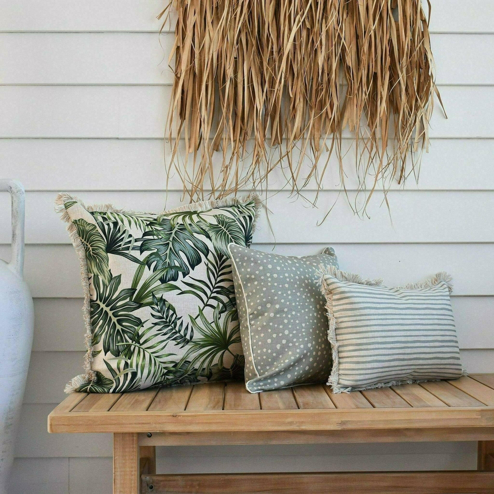 Cushion Cover-Coastal Fringe-Boracay-60cm x 60cm.