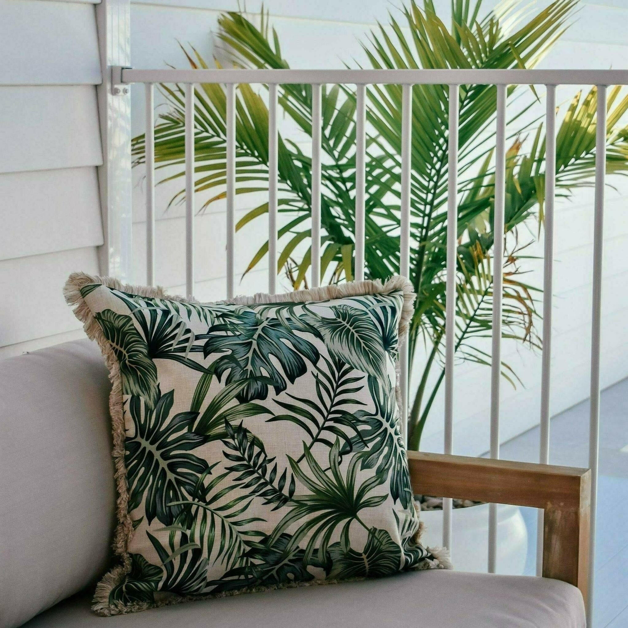 Cushion Cover-Coastal Fringe-Boracay-60cm x 60cm.