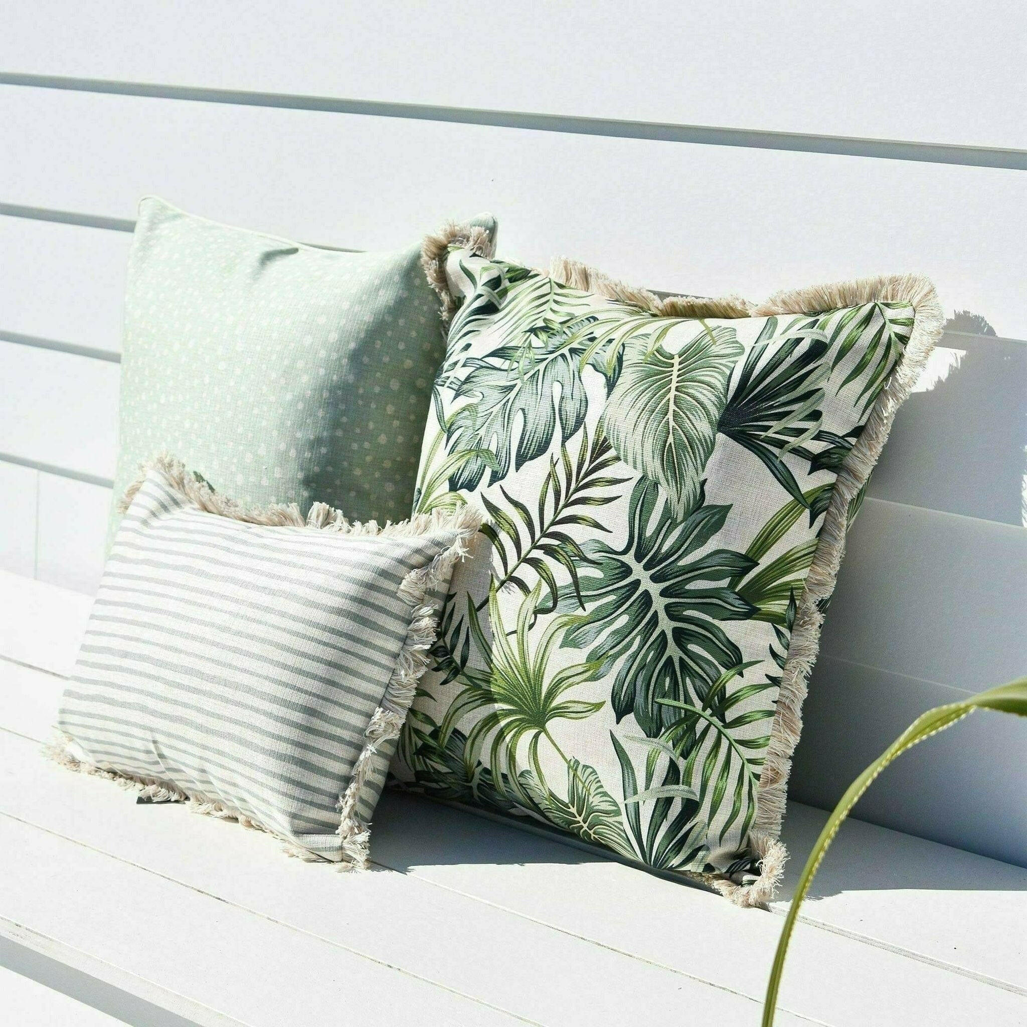 Cushion Cover-Coastal Fringe-Boracay-60cm x 60cm.