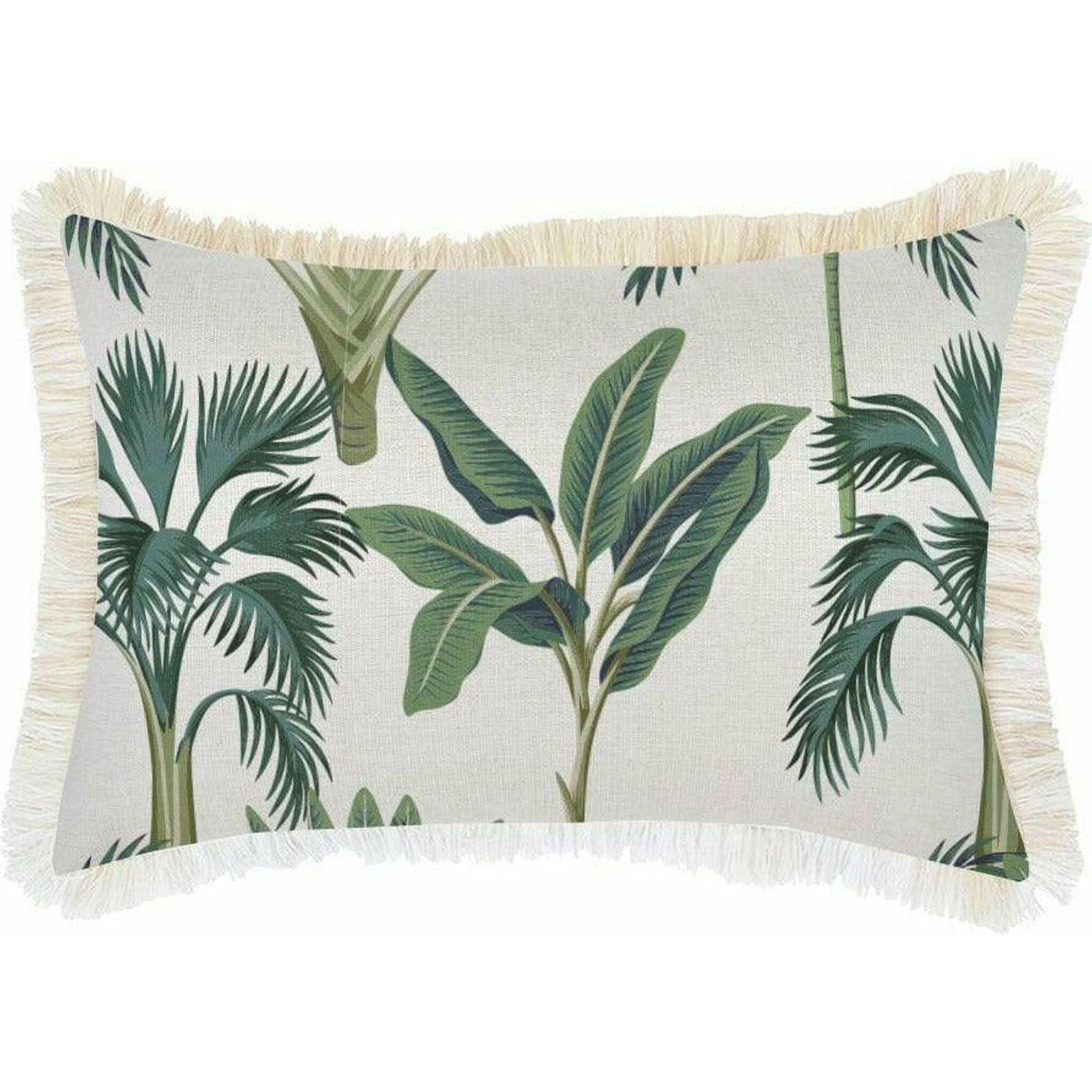 Cushion Cover-Coastal Fringe-Del Coco-35cm x 50cm.