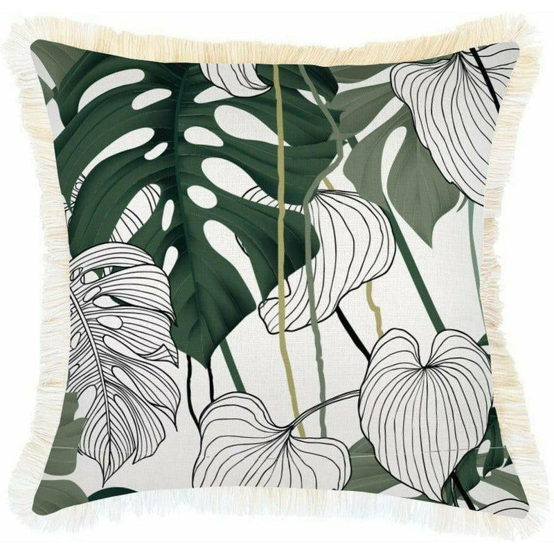 Cushion Cover-Coastal Fringe-Kona-45cm x 45cm