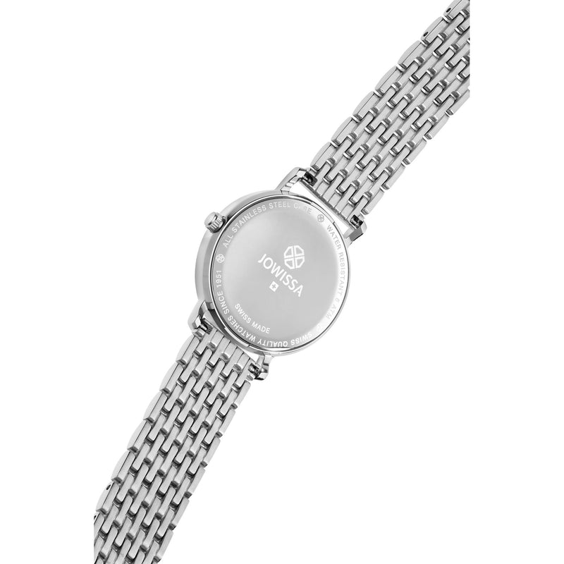 Roma Swiss Ladies Watch Steel White.