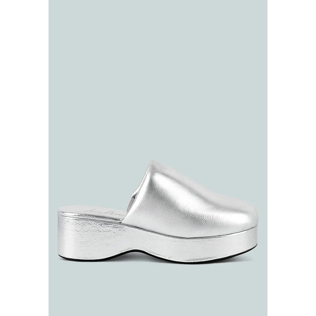 Olori Solid Platform Slip on Mules.