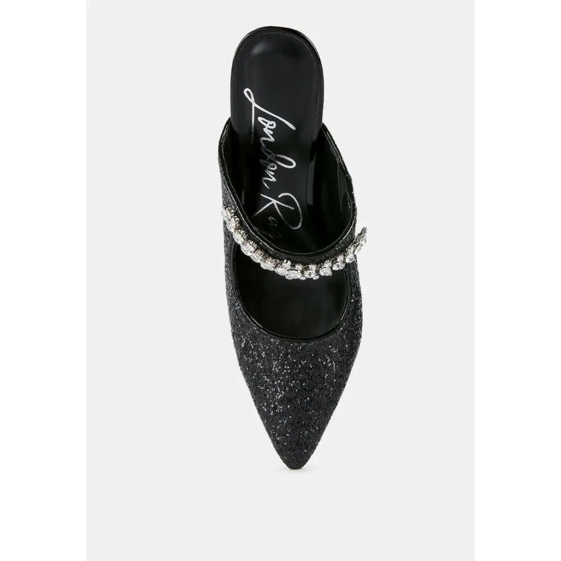 Twinklet Glitter Diamante Embellished Stilettos.