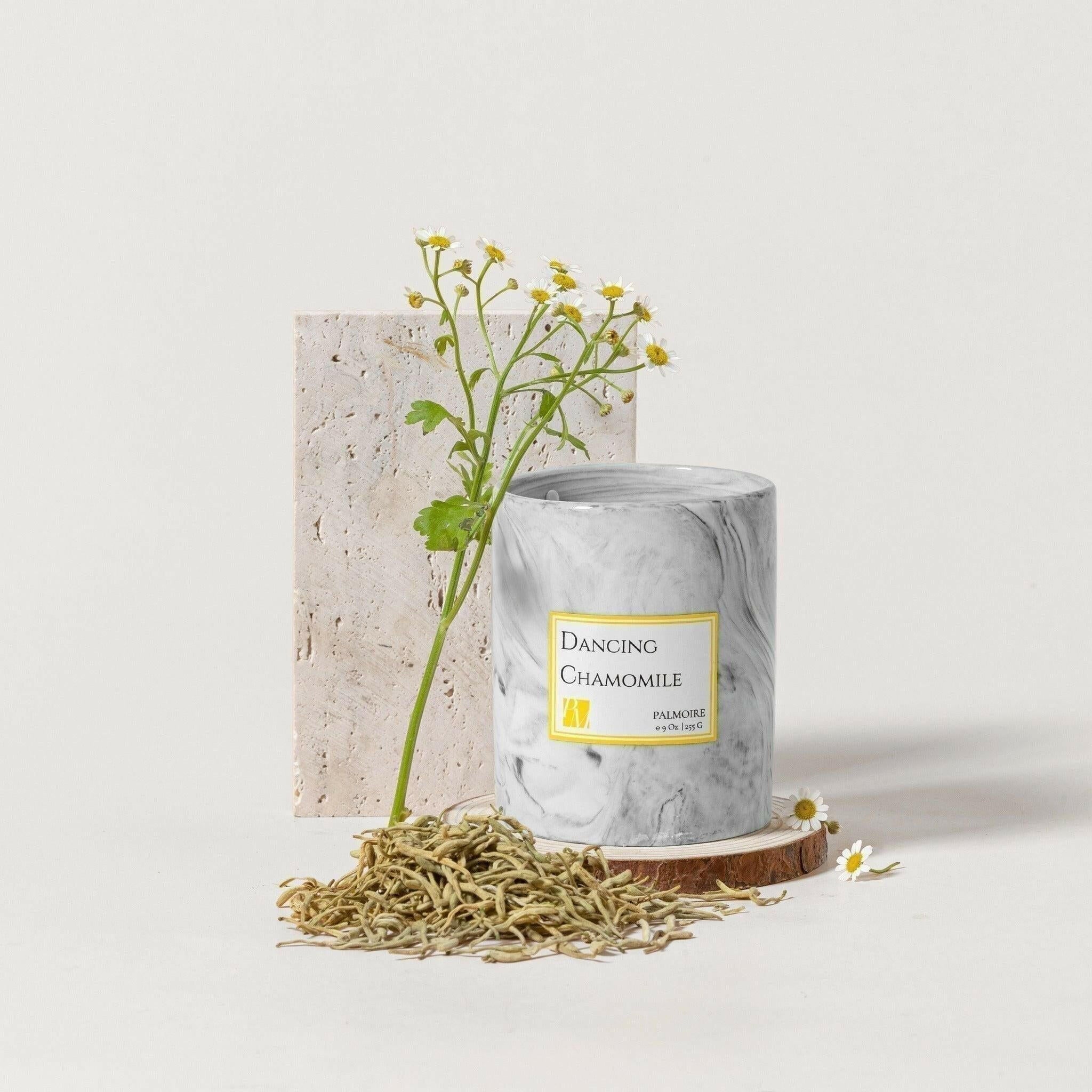 Dancing Chamomile Soy Wax Candle.