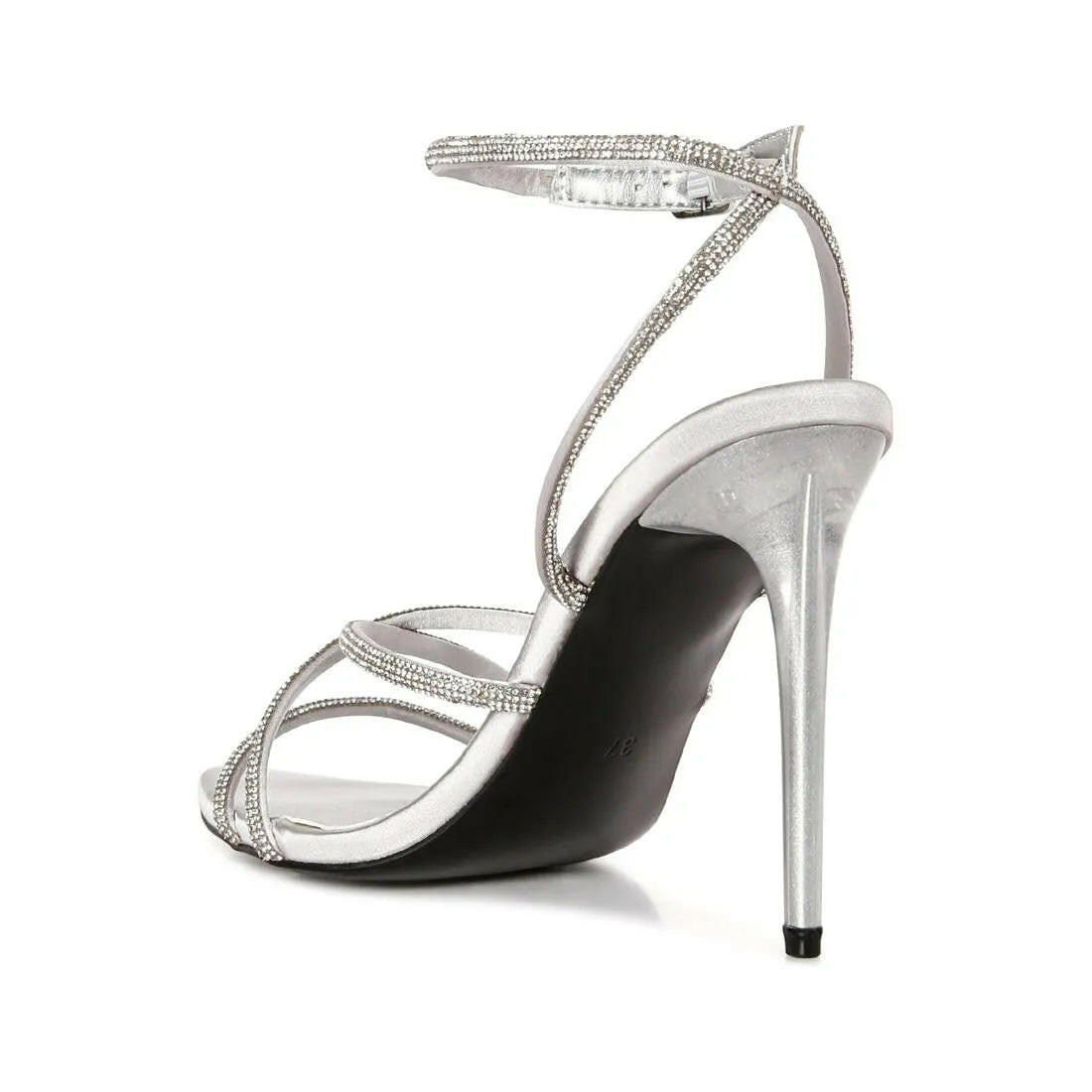 Dare Me Rhinestone Embellished Stiletto Sandals.