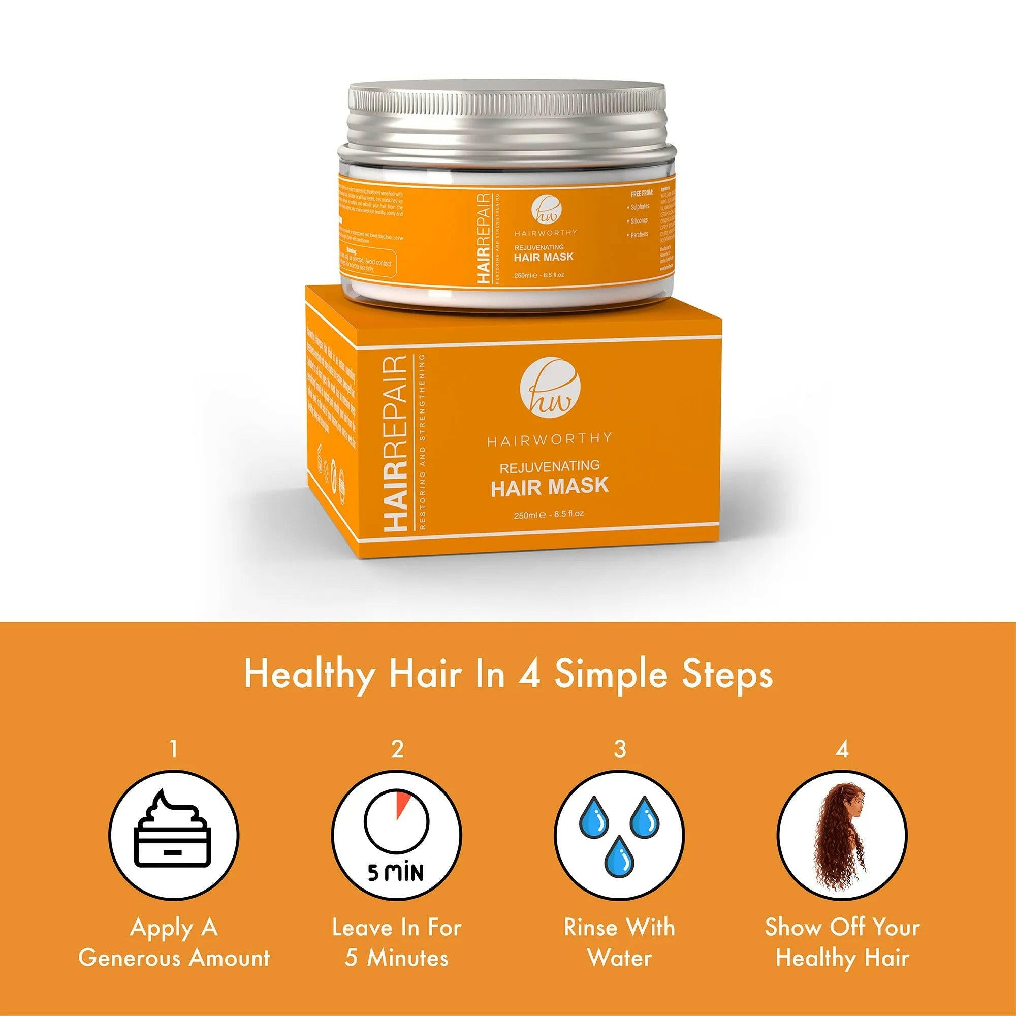 Hairworthy Hairrepair Hair mask.