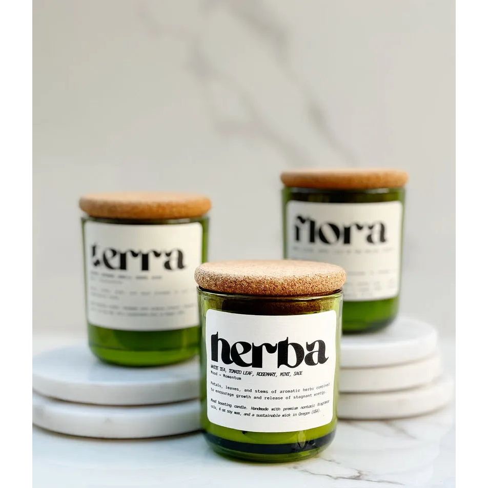 Herba Mood Boosting Botanical Candle.