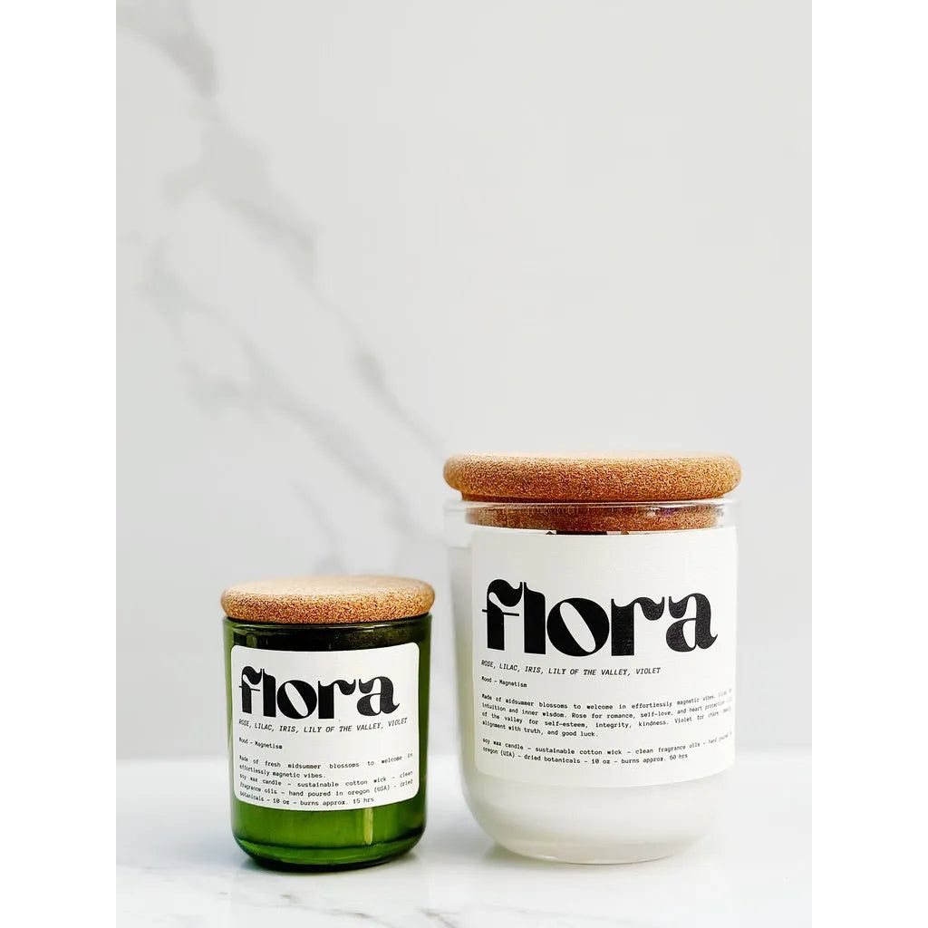 Flora Mood Boosting Botanical Candles.