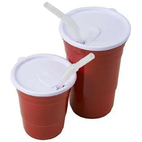 Red Cup Living Lid Set for 18 oz Cup.