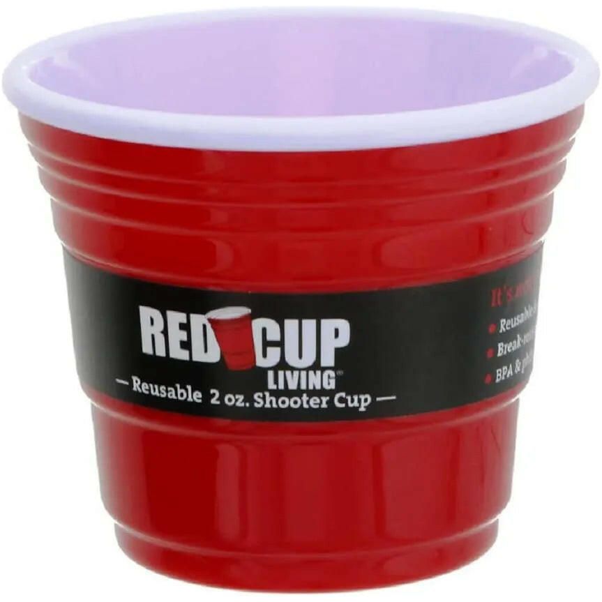 Red Shooter Cup Reusable 2 oz.