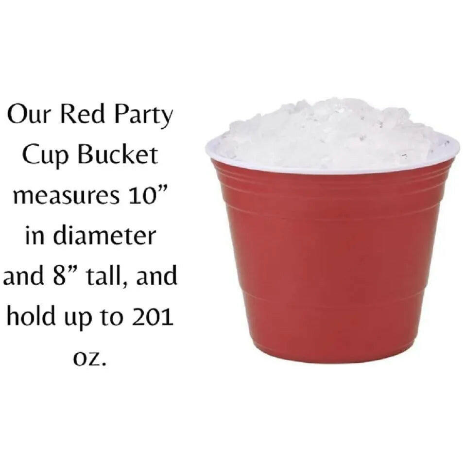 Red Party Bucket 201 oz.