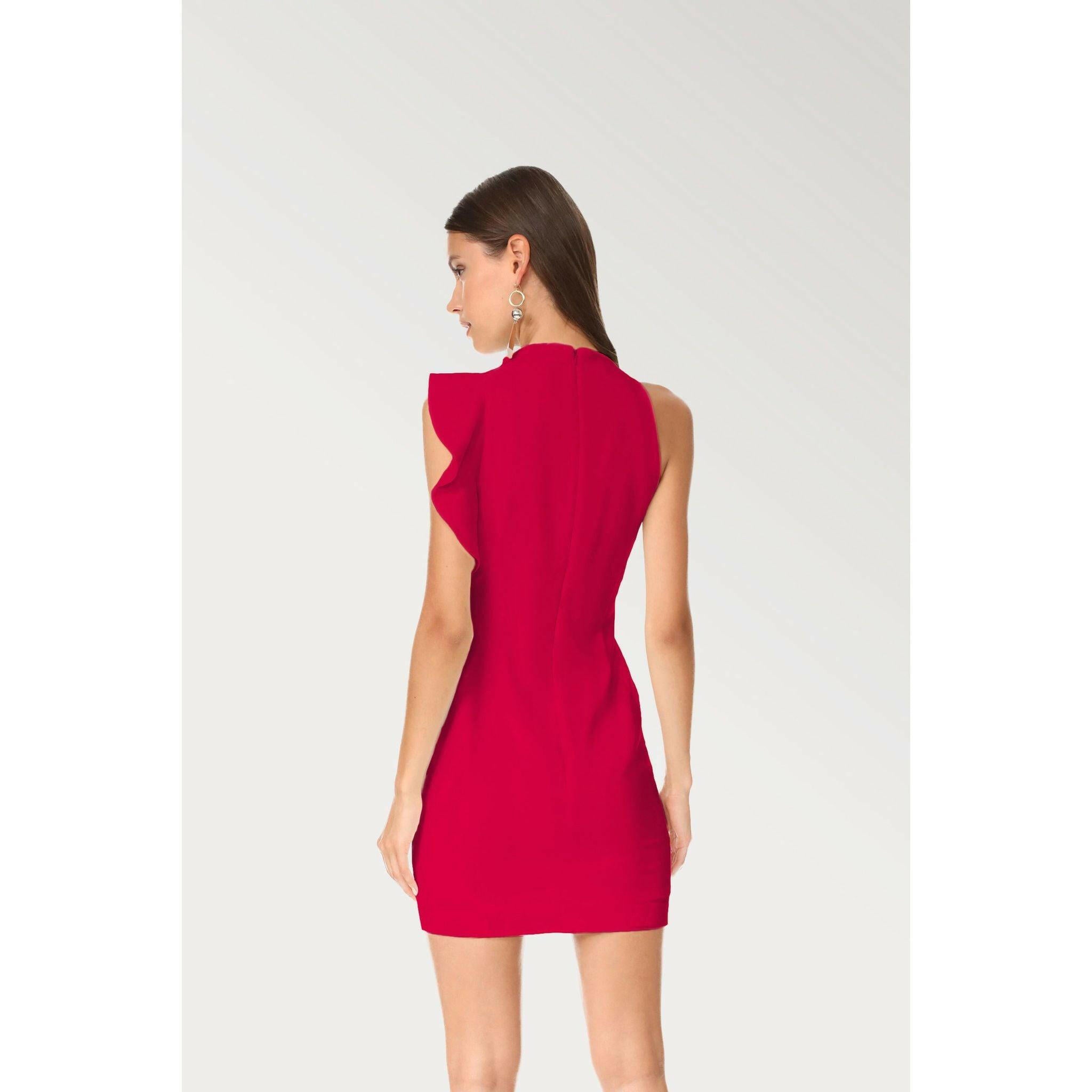 Lesi Cocktail Dress in Red.